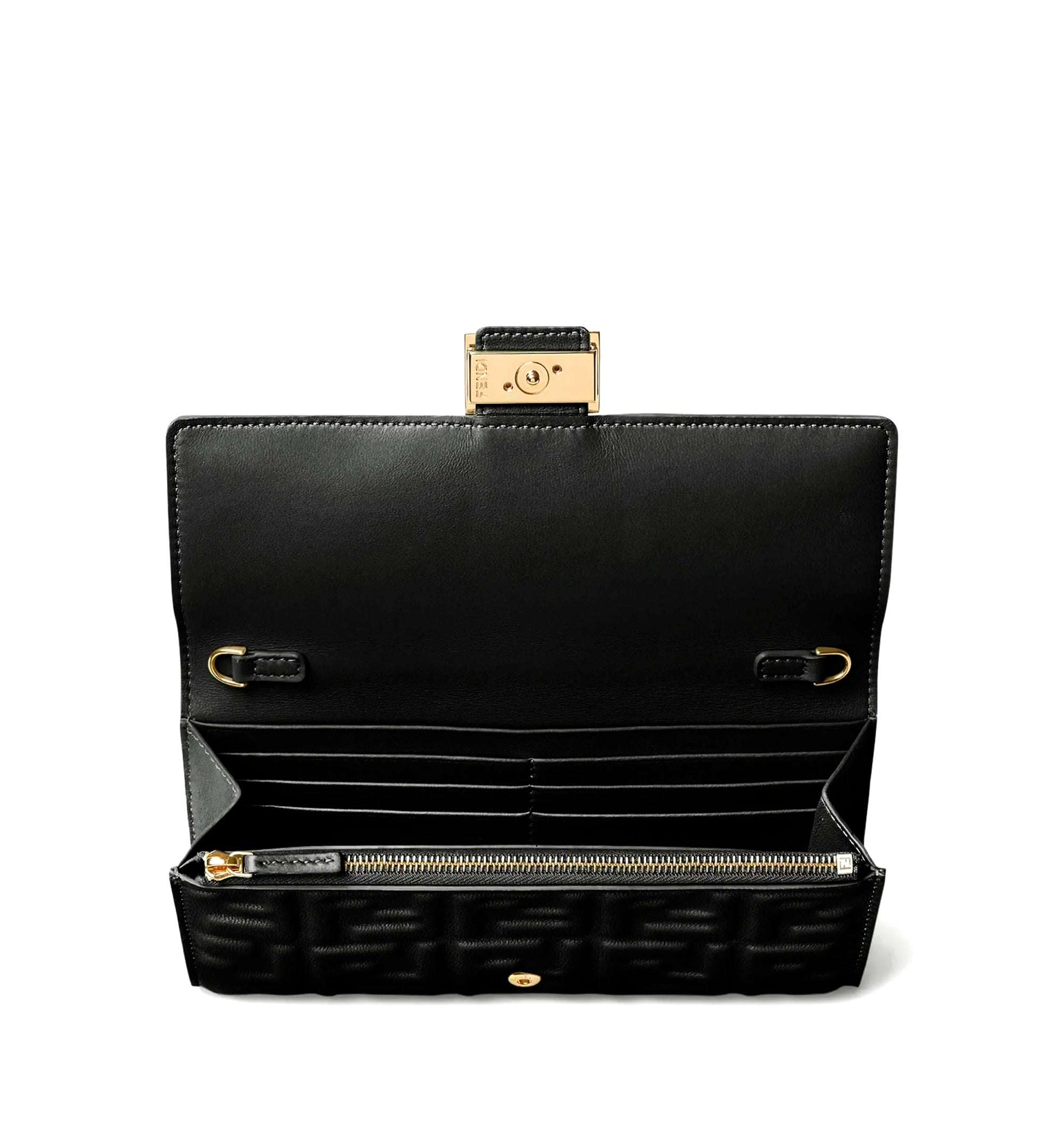 Fendi Embossed Handle Wallet on chain