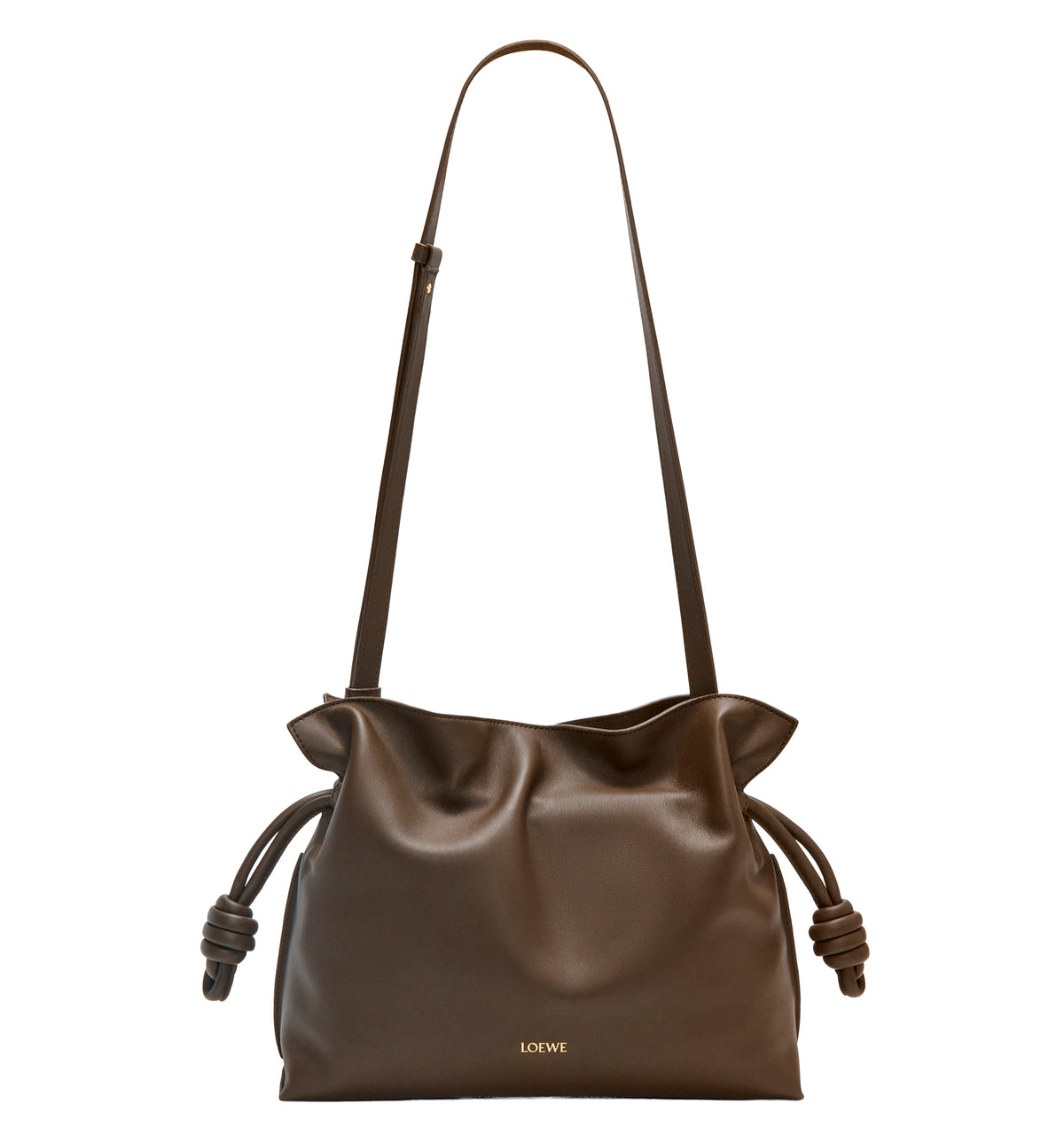 Medium Flamenco clutch in nappa calfskin