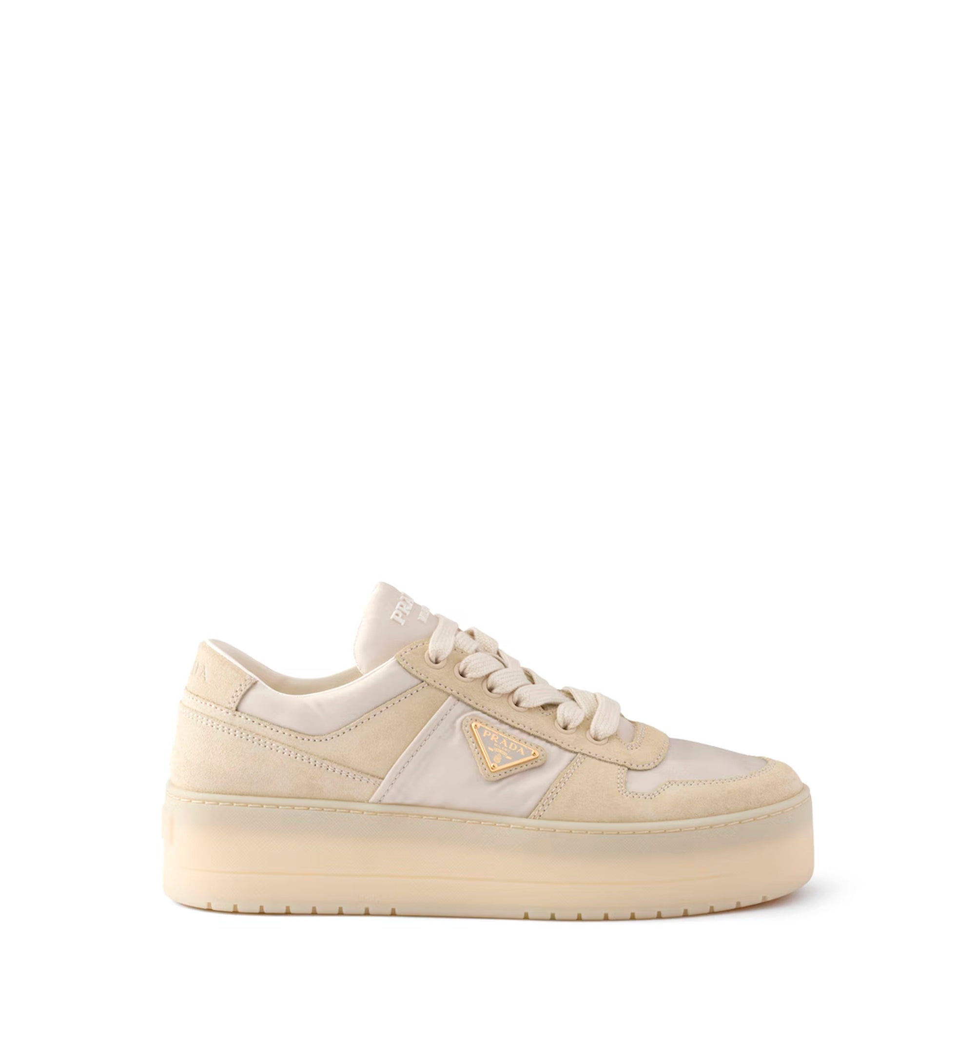 Downtown Bold Re-Nylon and suede sneakers