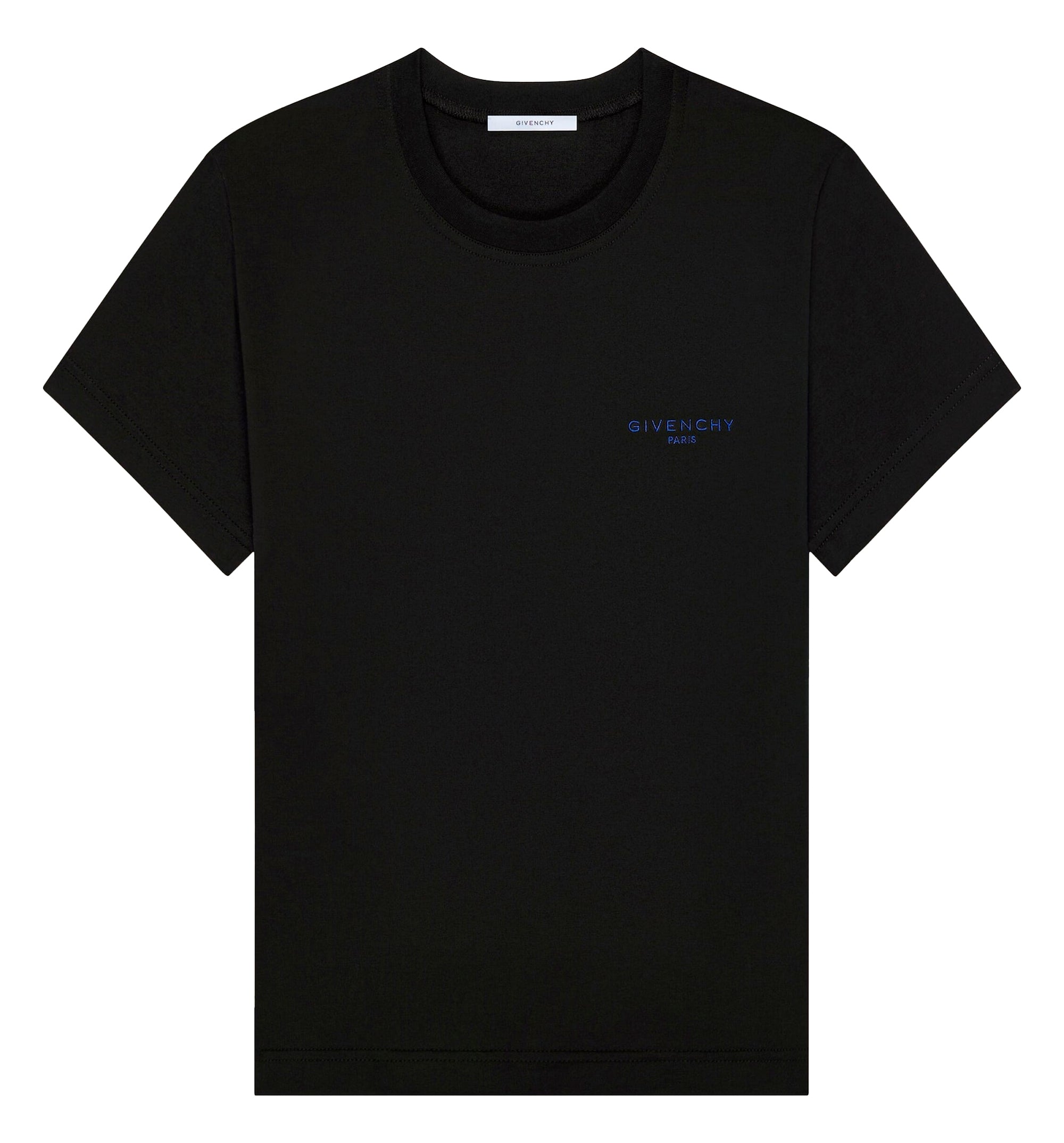 Slim t-shirt in cotton with Givenchy Paris embroidery