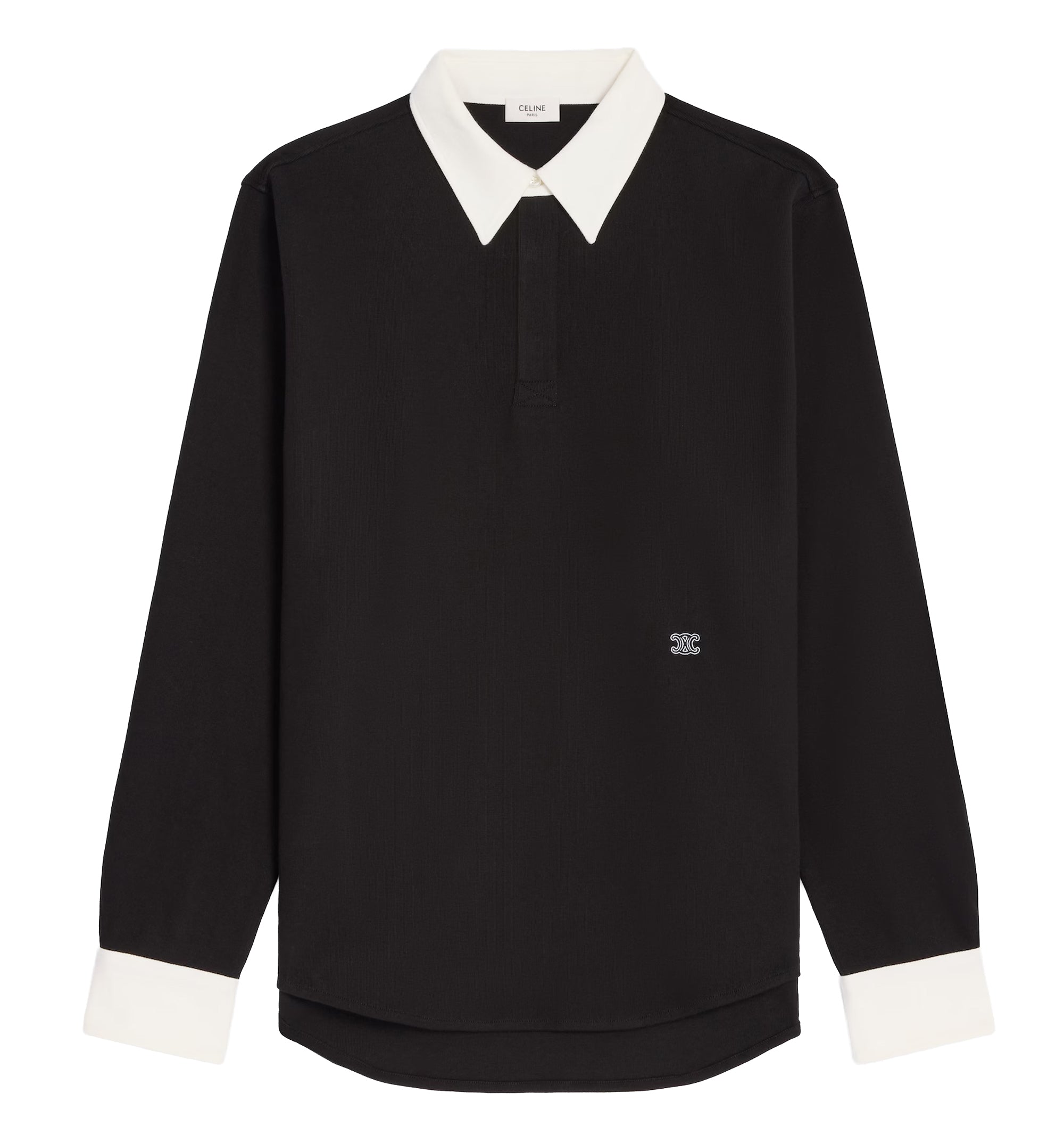 Polo Shirt In Ribbed Cotton Jersey