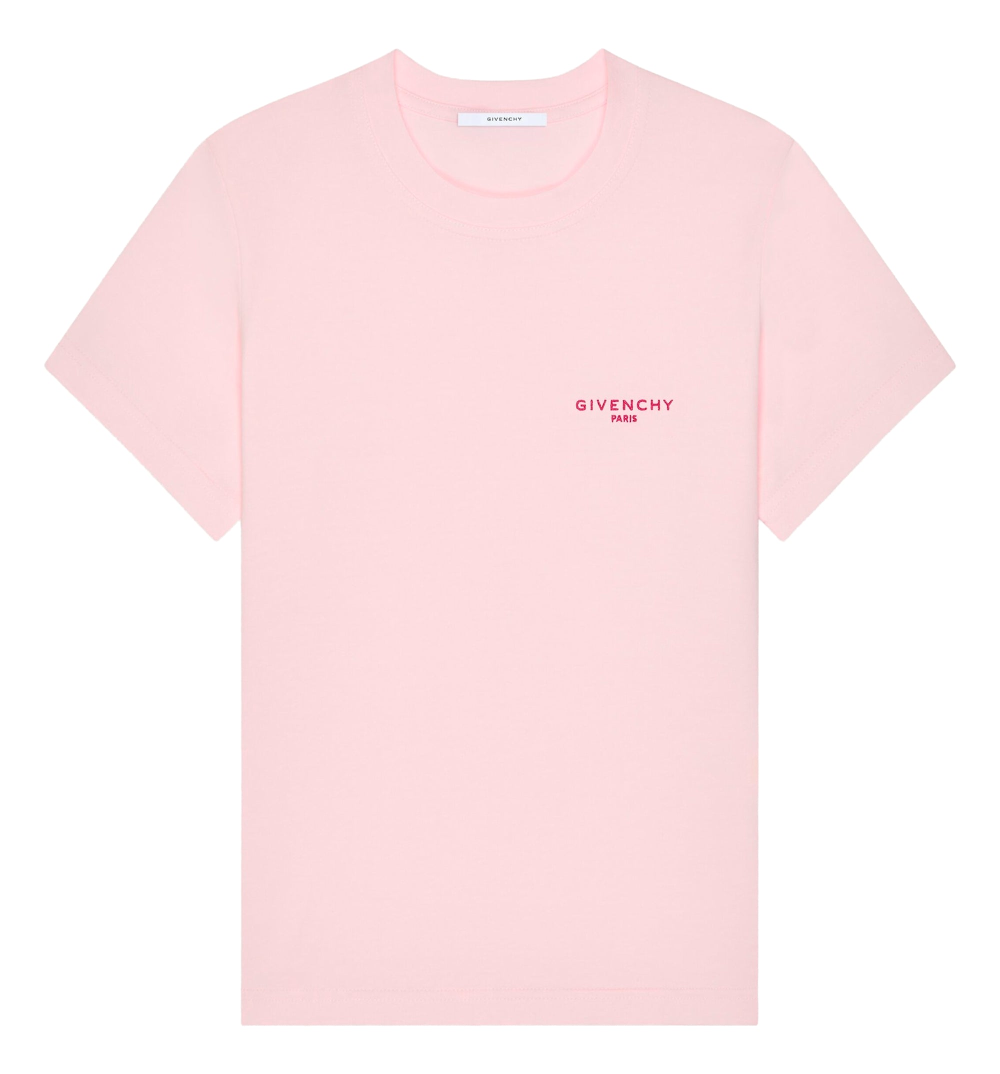 Slim t-shirt in cotton with Givenchy Paris embroidery