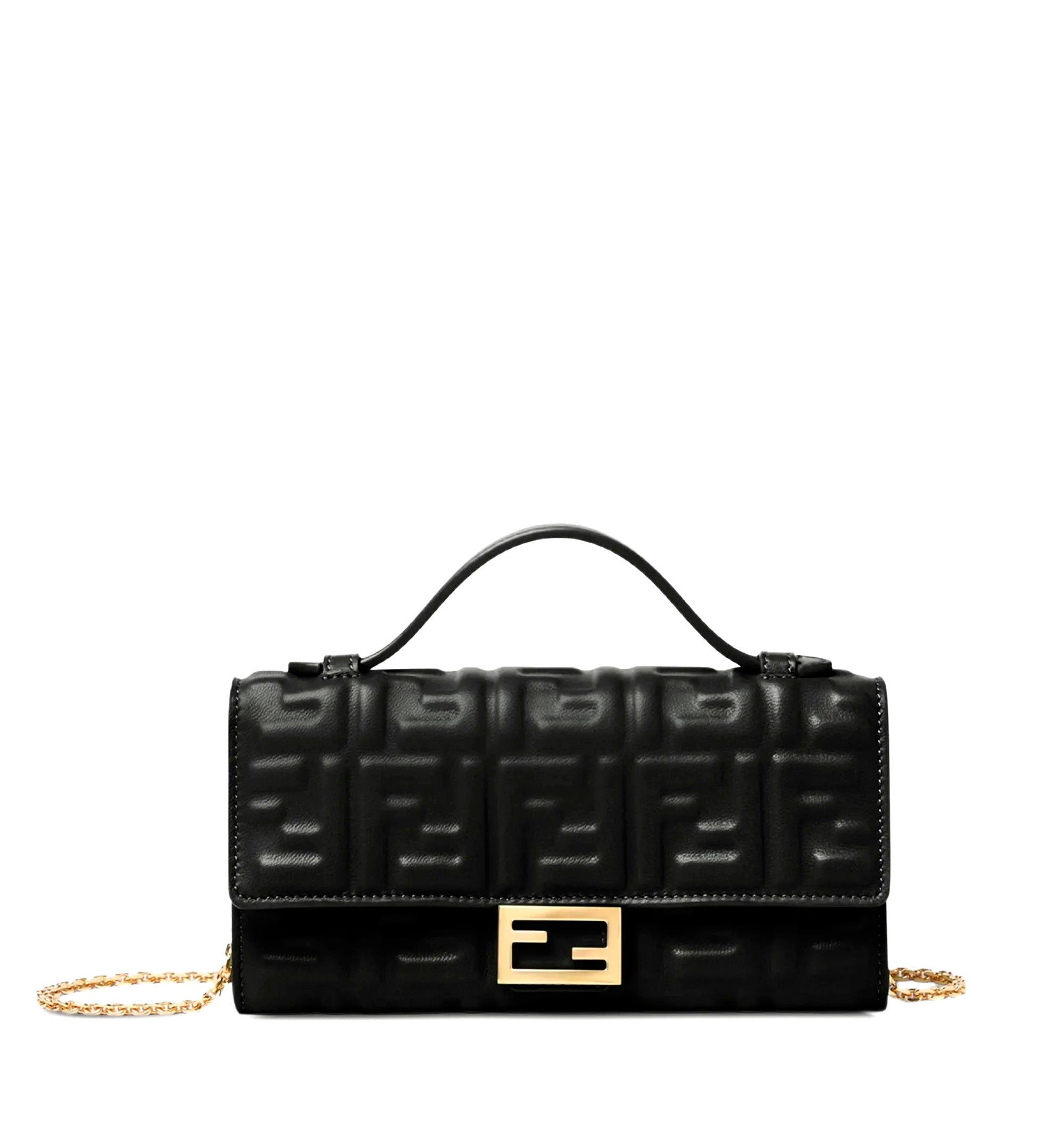 Fendi Embossed Handle Wallet on chain