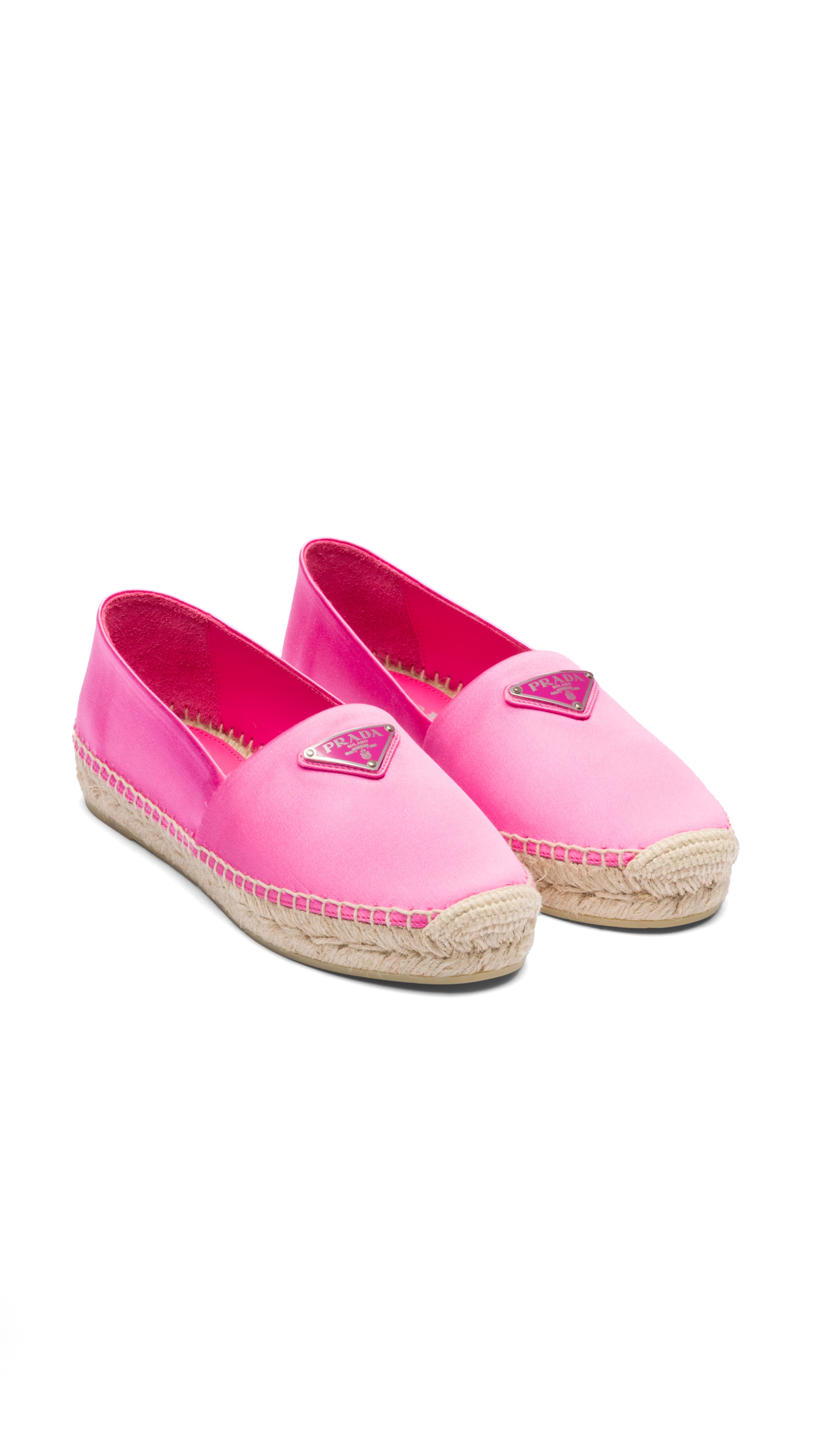 Satin Espadrilles - Begonia Pink