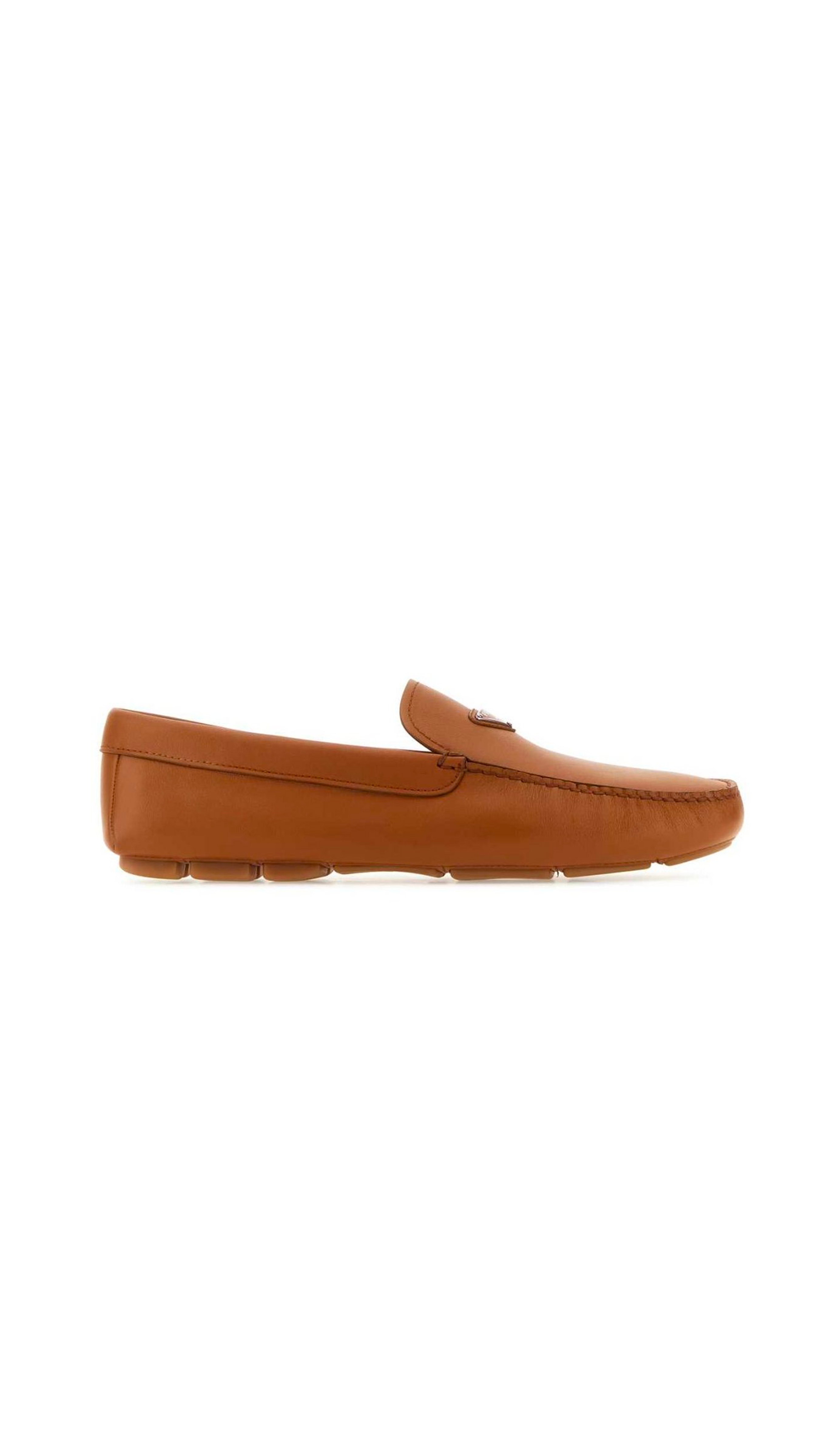 Saffiano Leather Drivers - Cognac