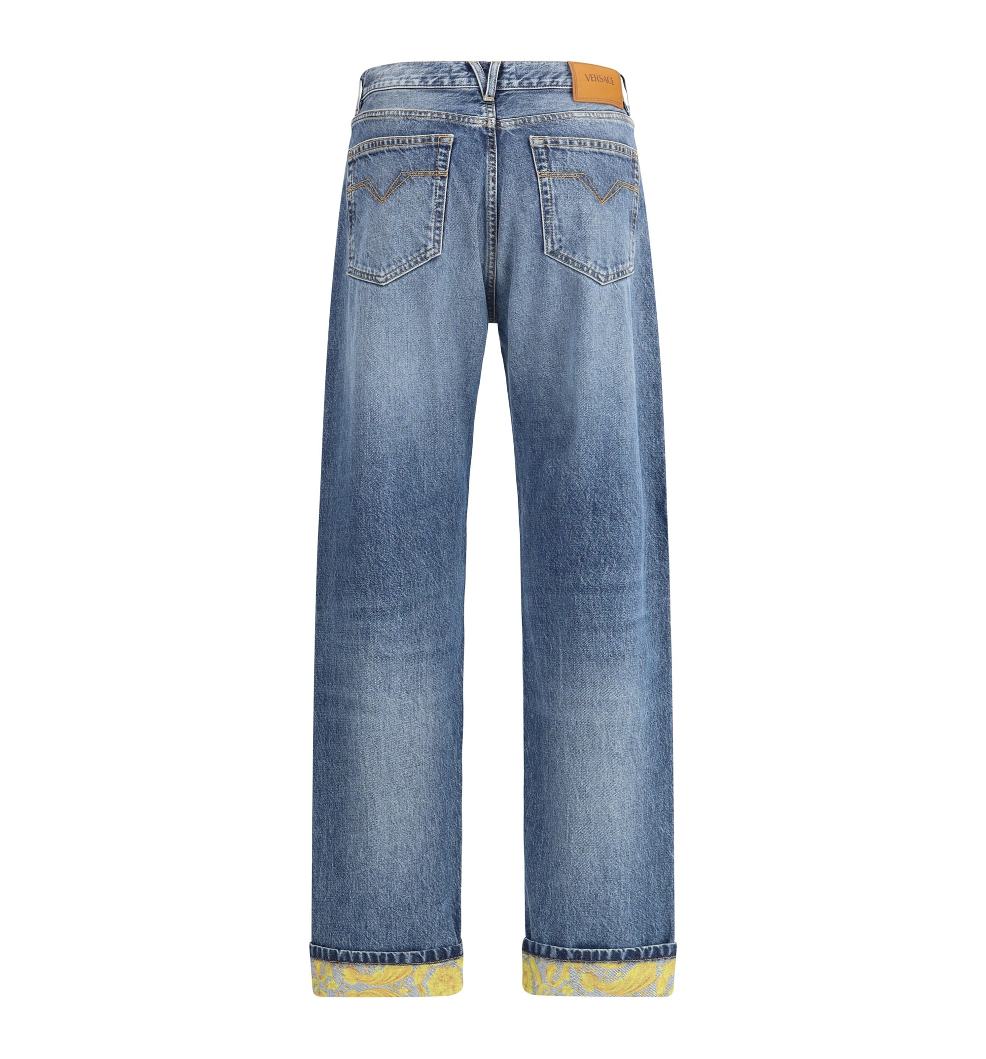 Barocco Turn-up Jeans