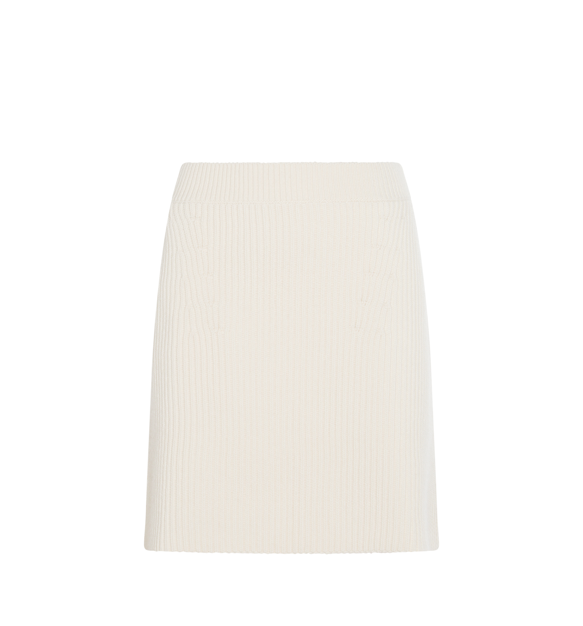 Wool Knit Mini Skirt