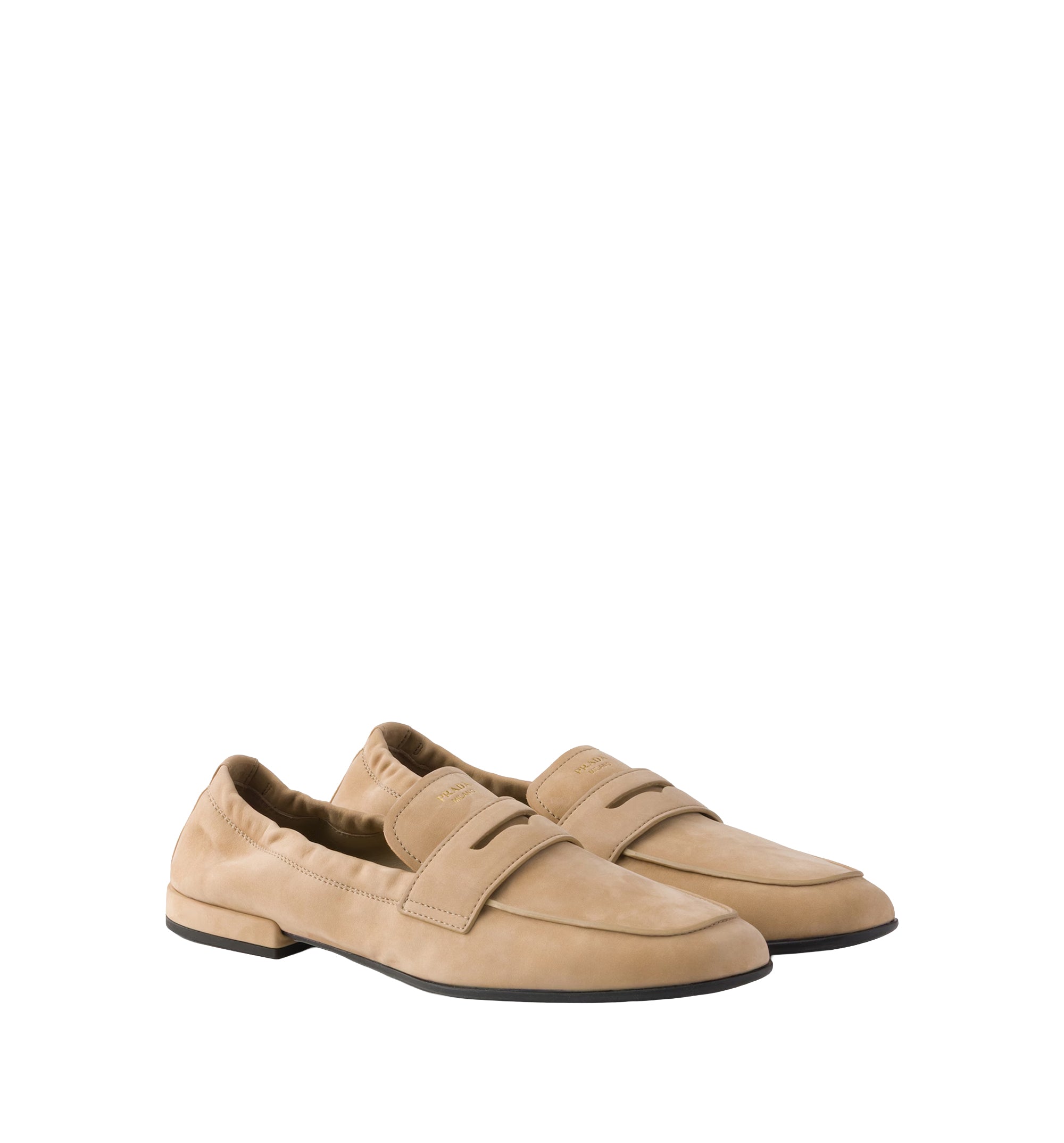 Shuffle Nubuck Leather Loafers
