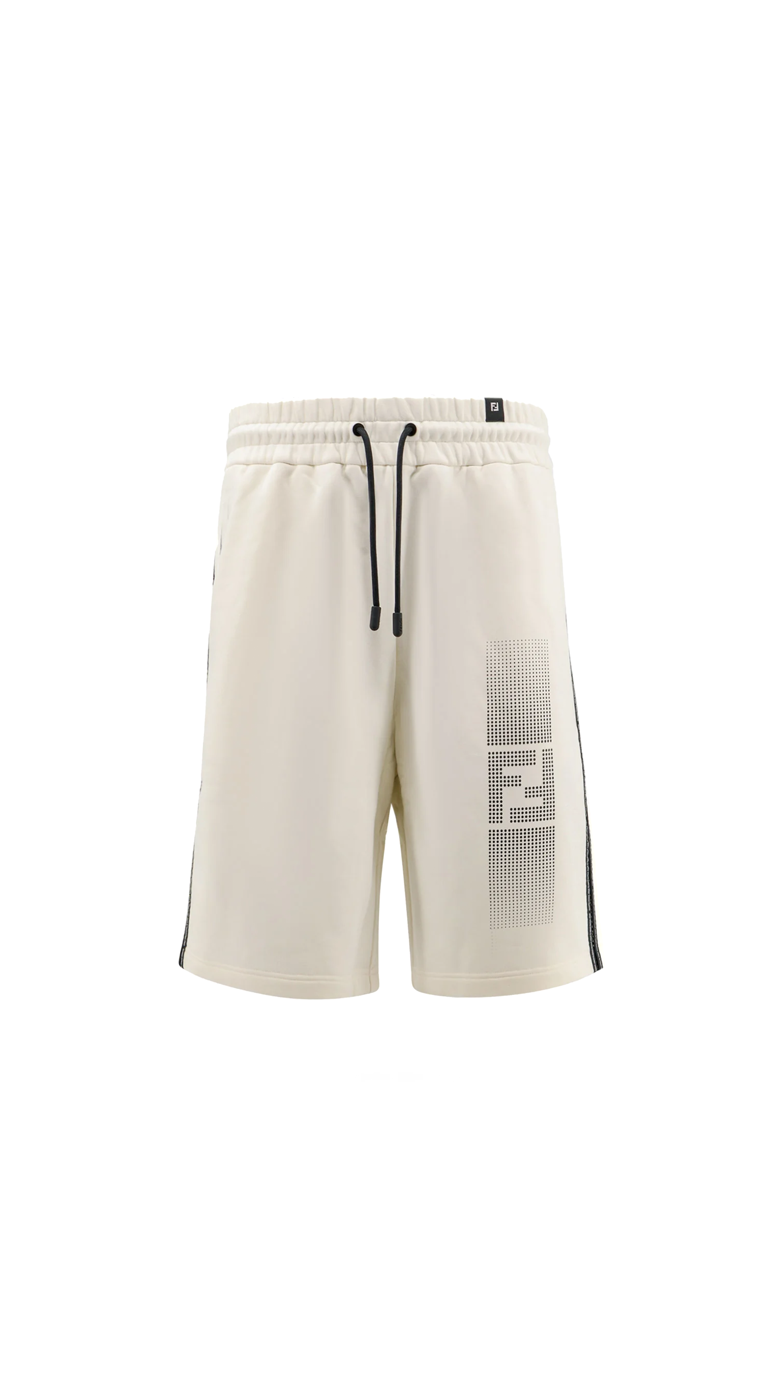 FF Fade Out Sweatshorts- White/Black