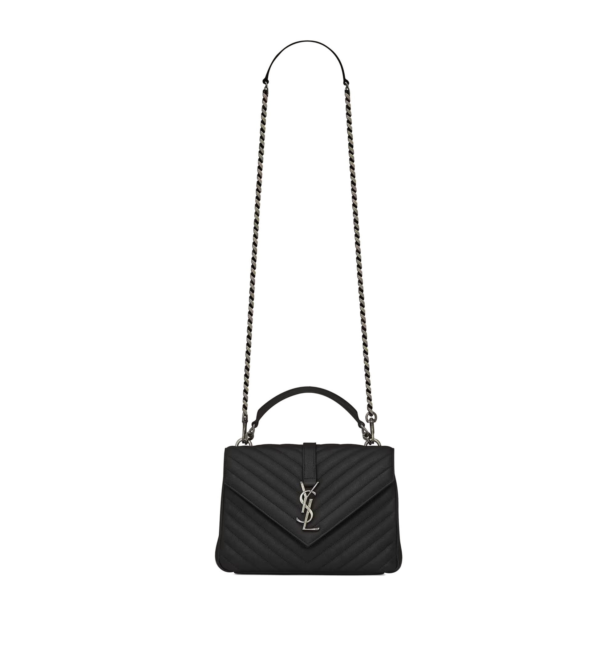 College Medium Quilted Leather Bag