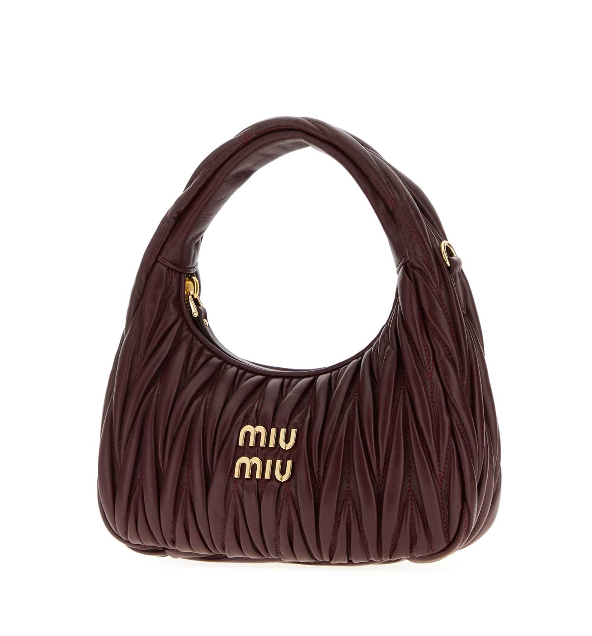 Wander Matelassé Nappa Leather Hobo Bag