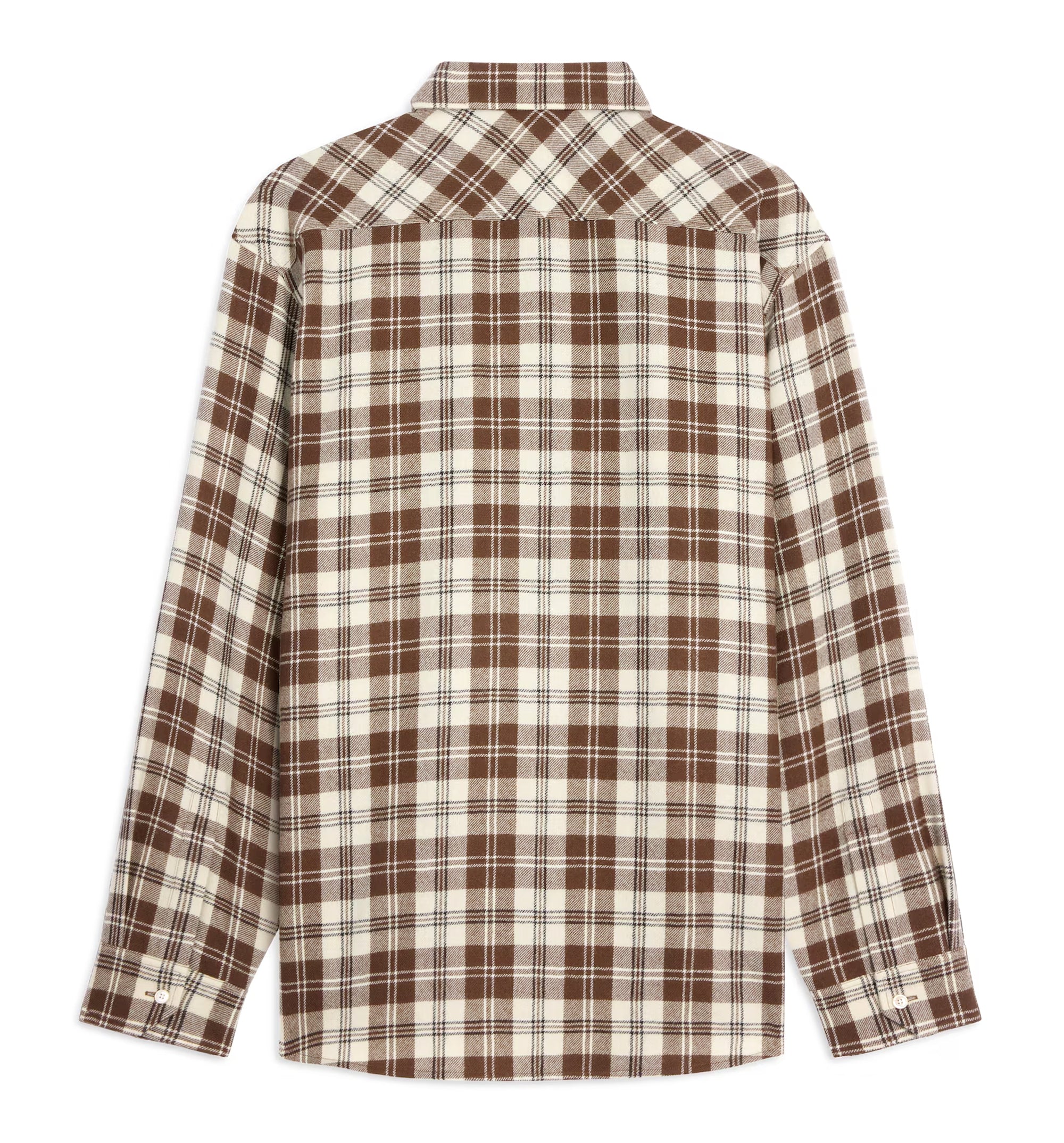 Relaxed Shirt in Checked Wool