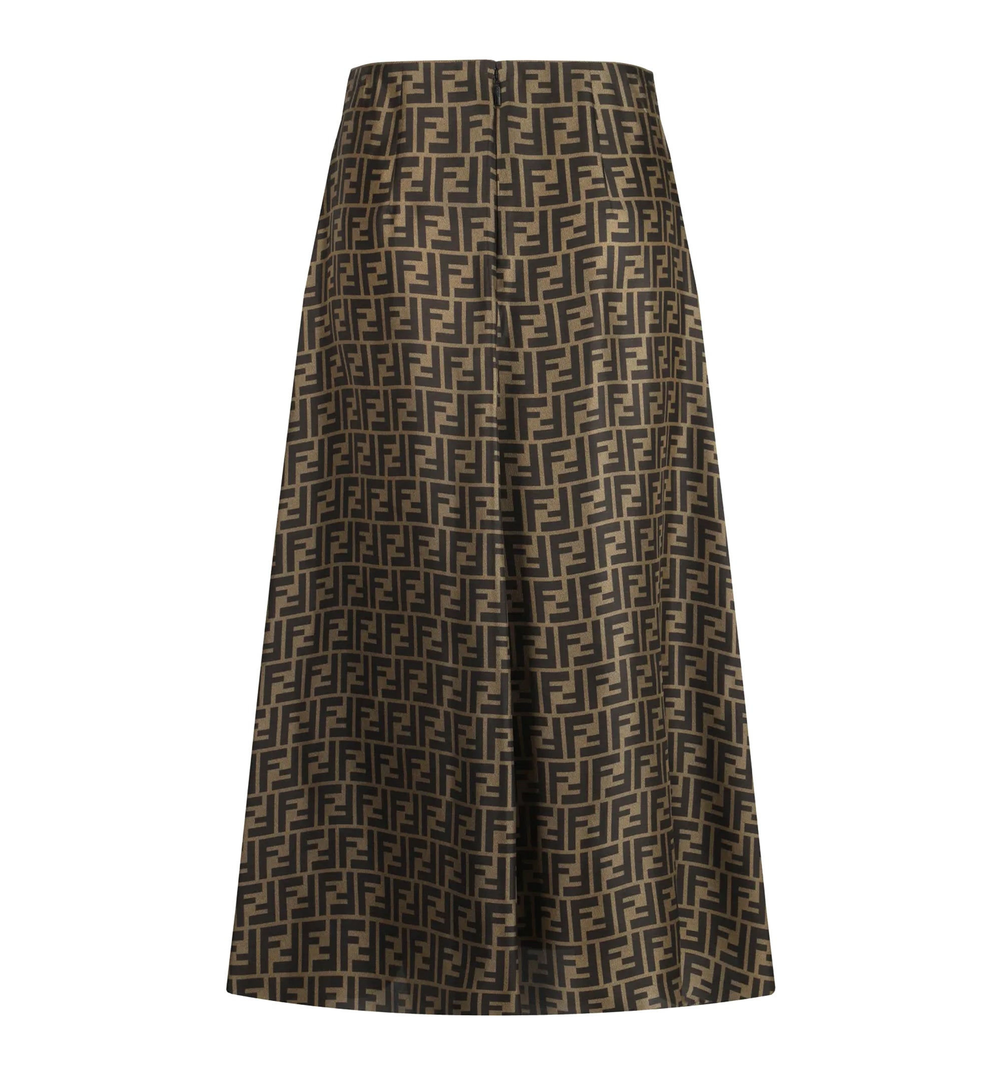 Brown FF Twill Skirt