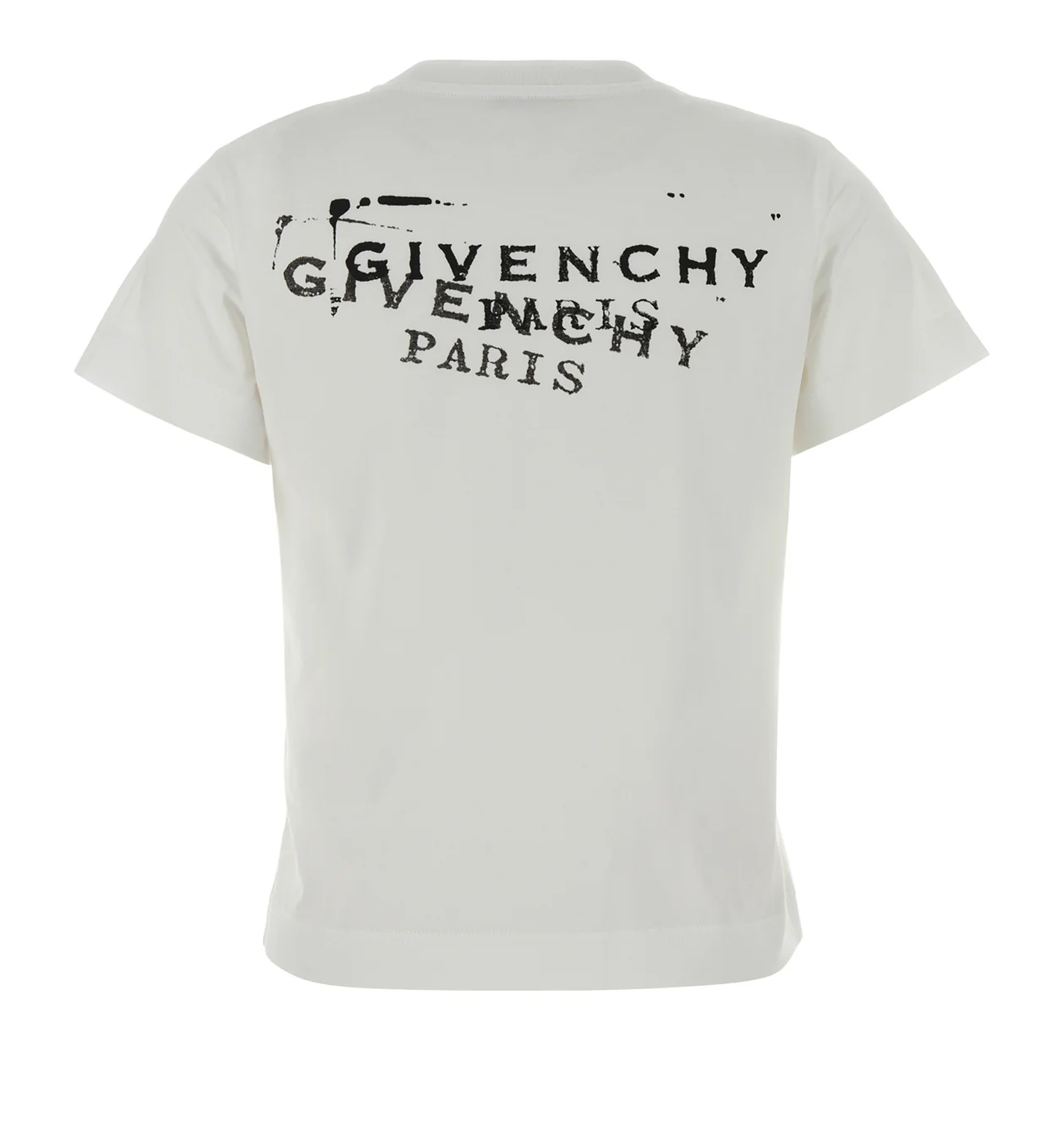 T-shirt In Cotton With Givenchy Stamp Print