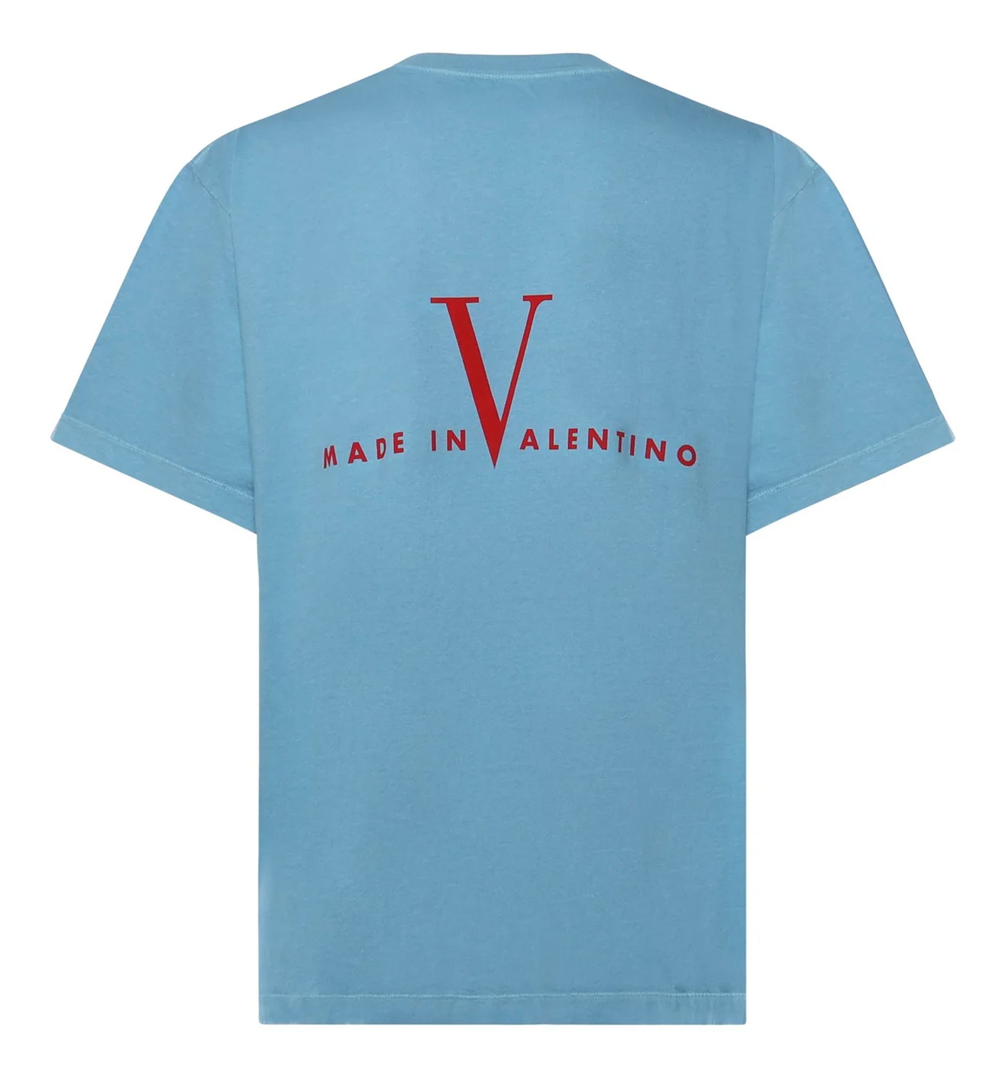 T-Shirt With Love Dances On The Abyss & Made In Valentino Print