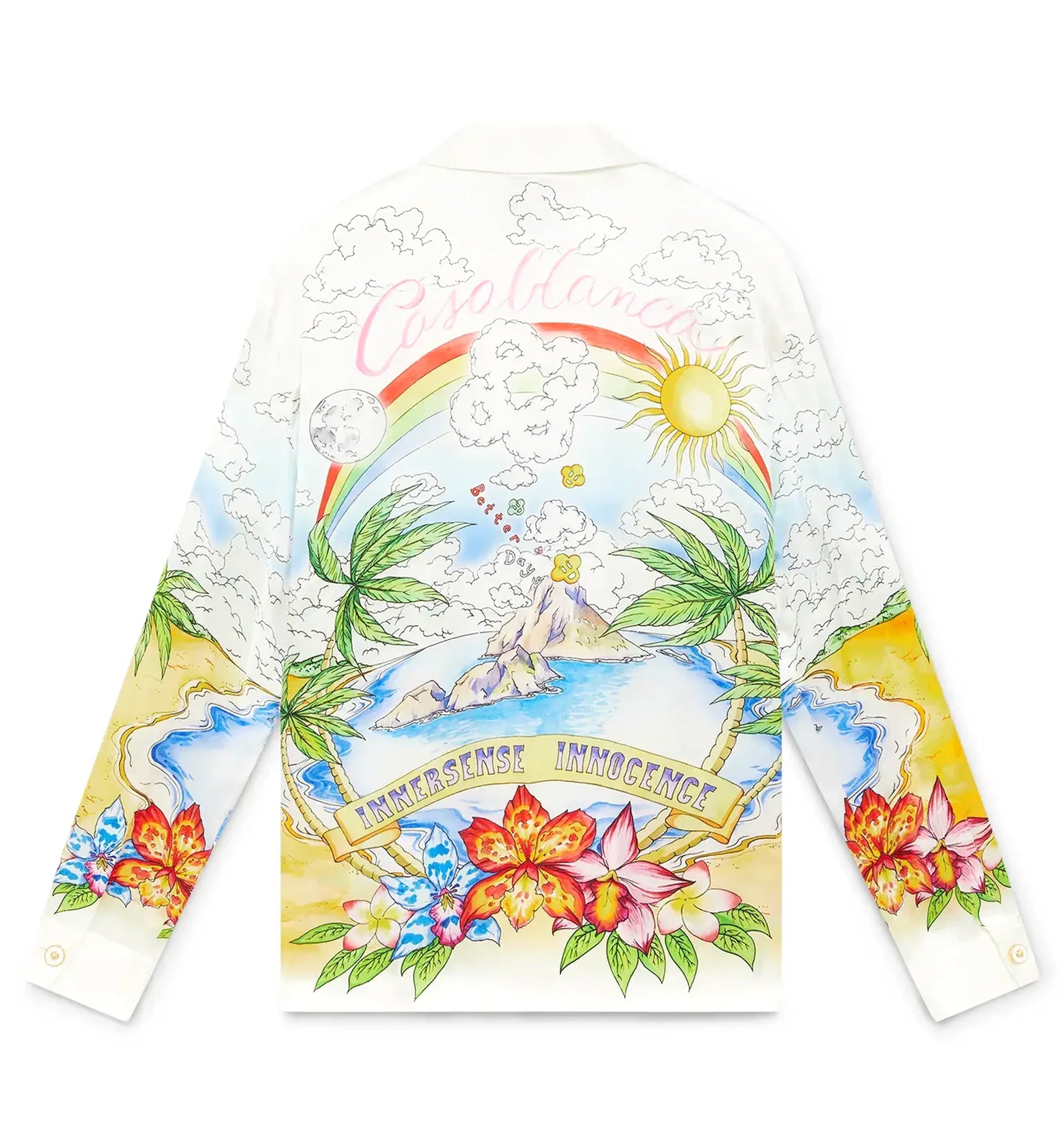 Better Days Long Sleeve Silk Shirt