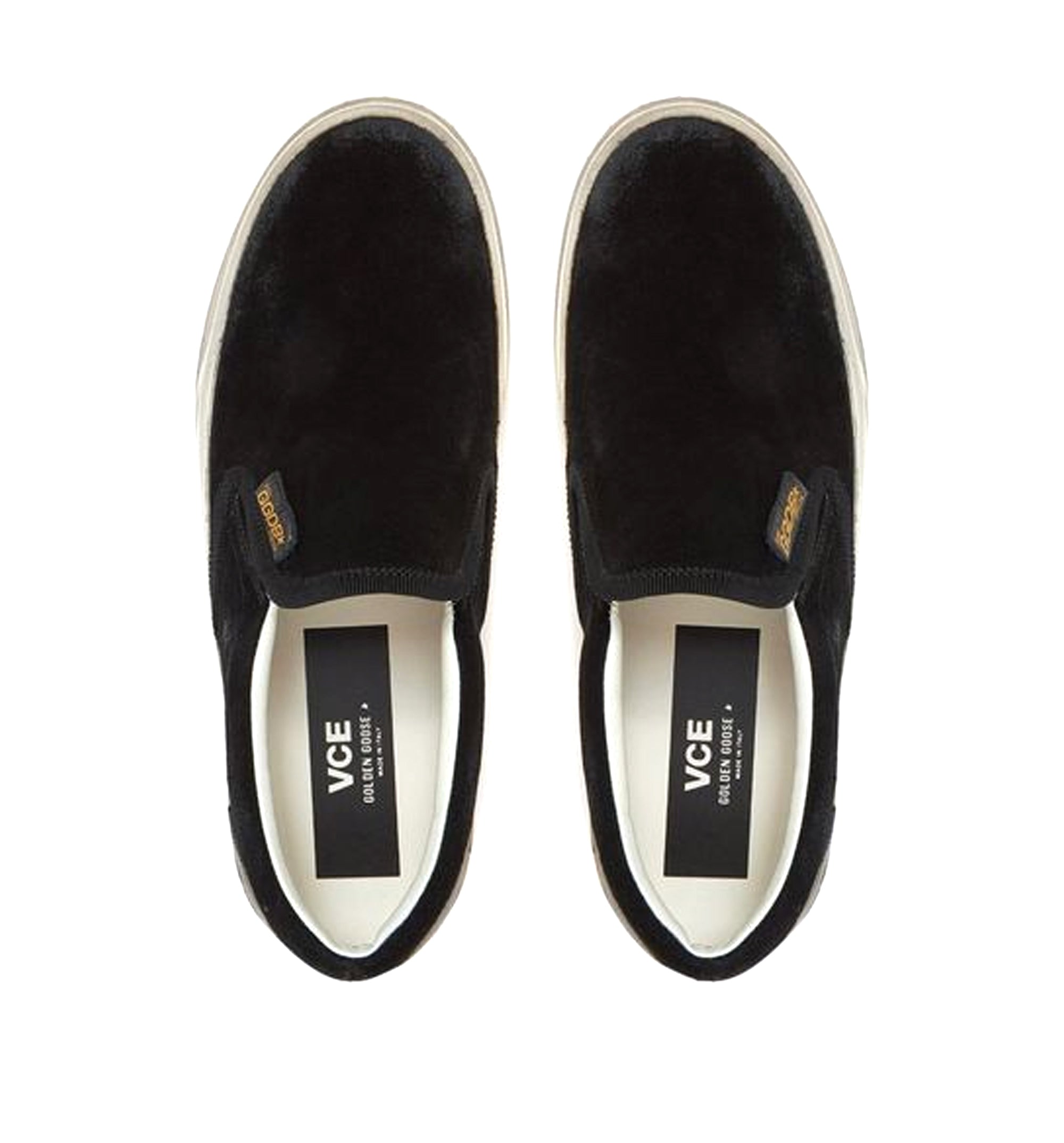 VCE Penstar in Black Suede with Black Leather Heel Tab