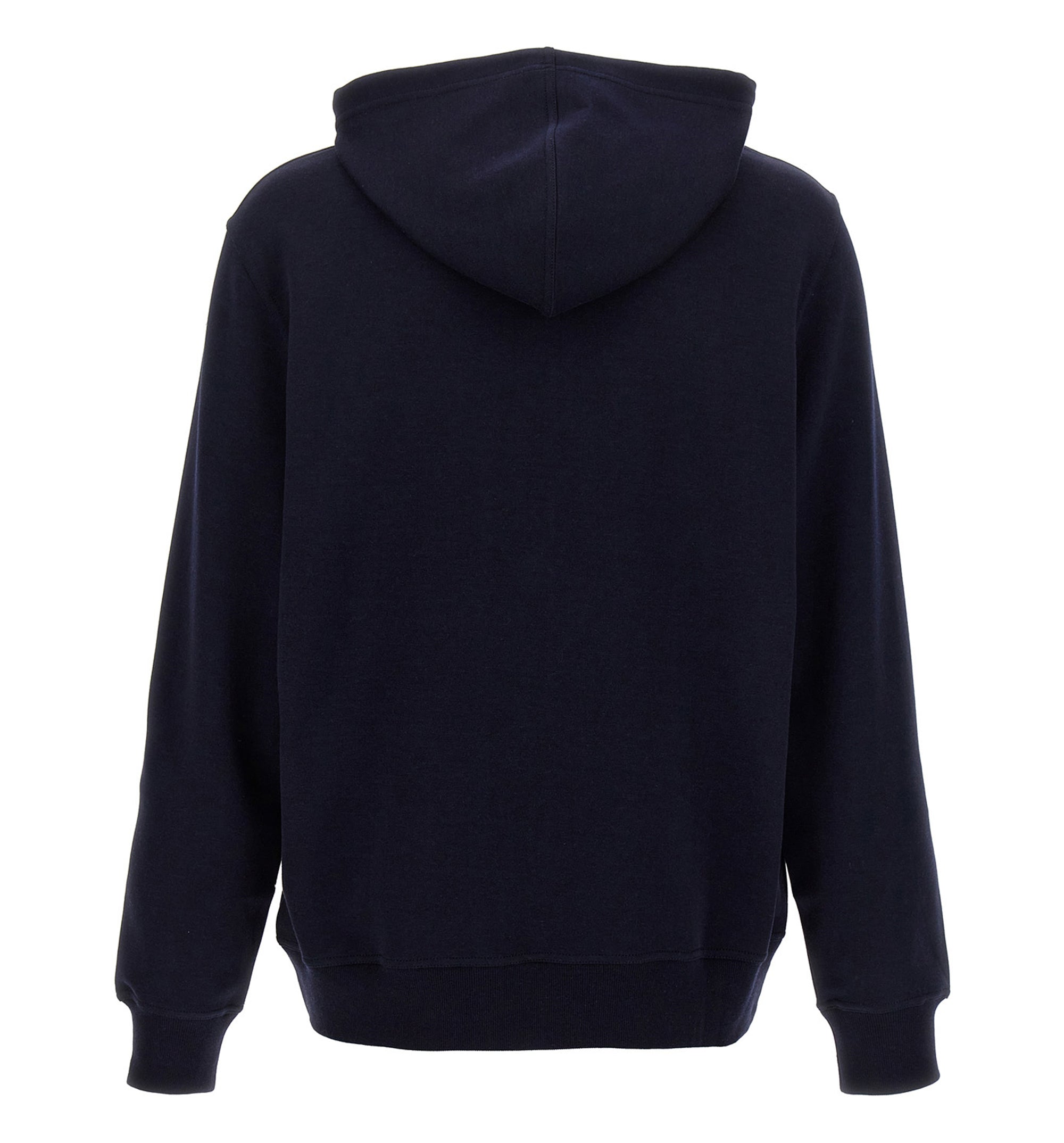 Double Cloth Hooded Sweatshirt With Zipper