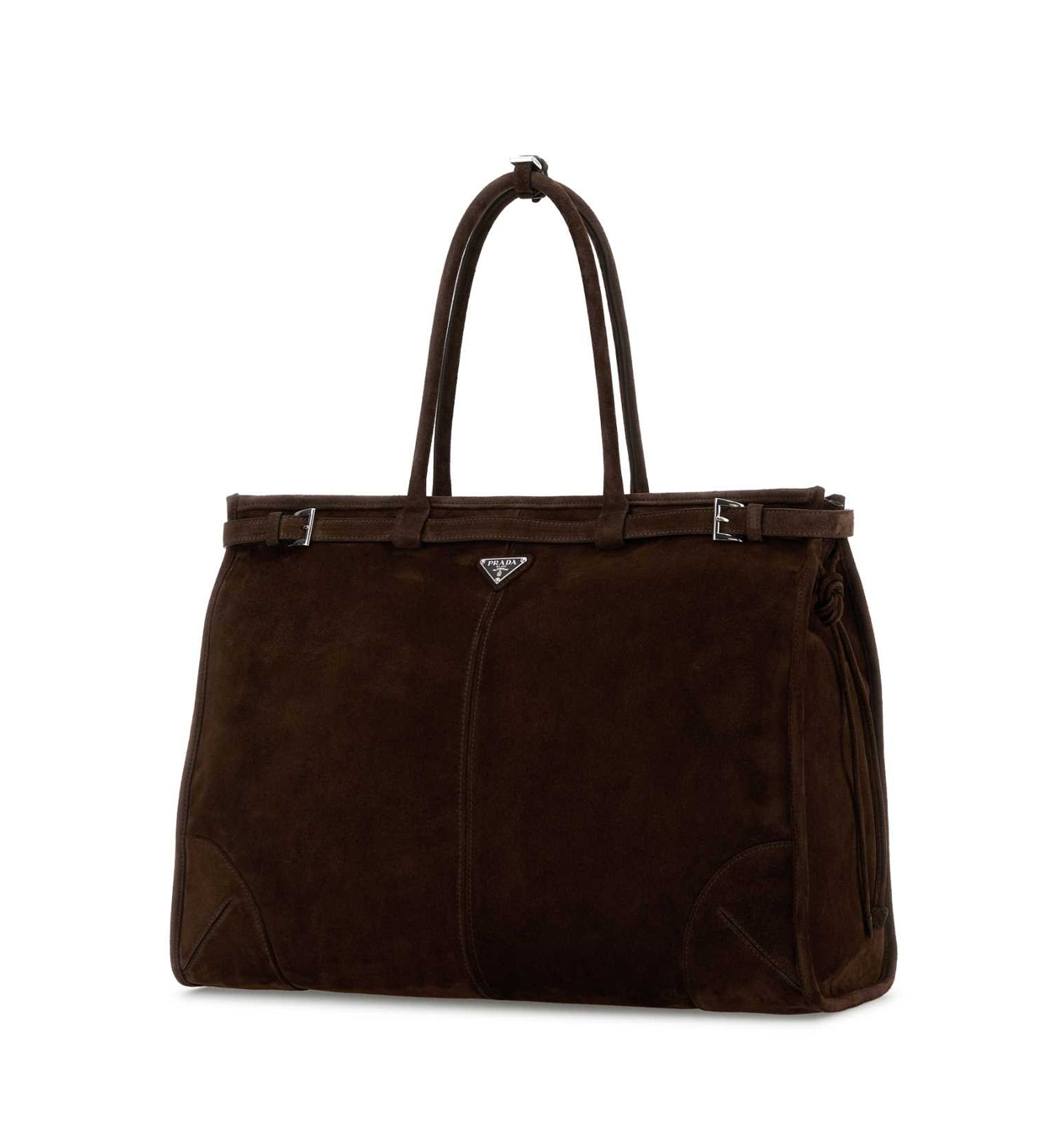 Prada Bonnie Suede Tote Bag