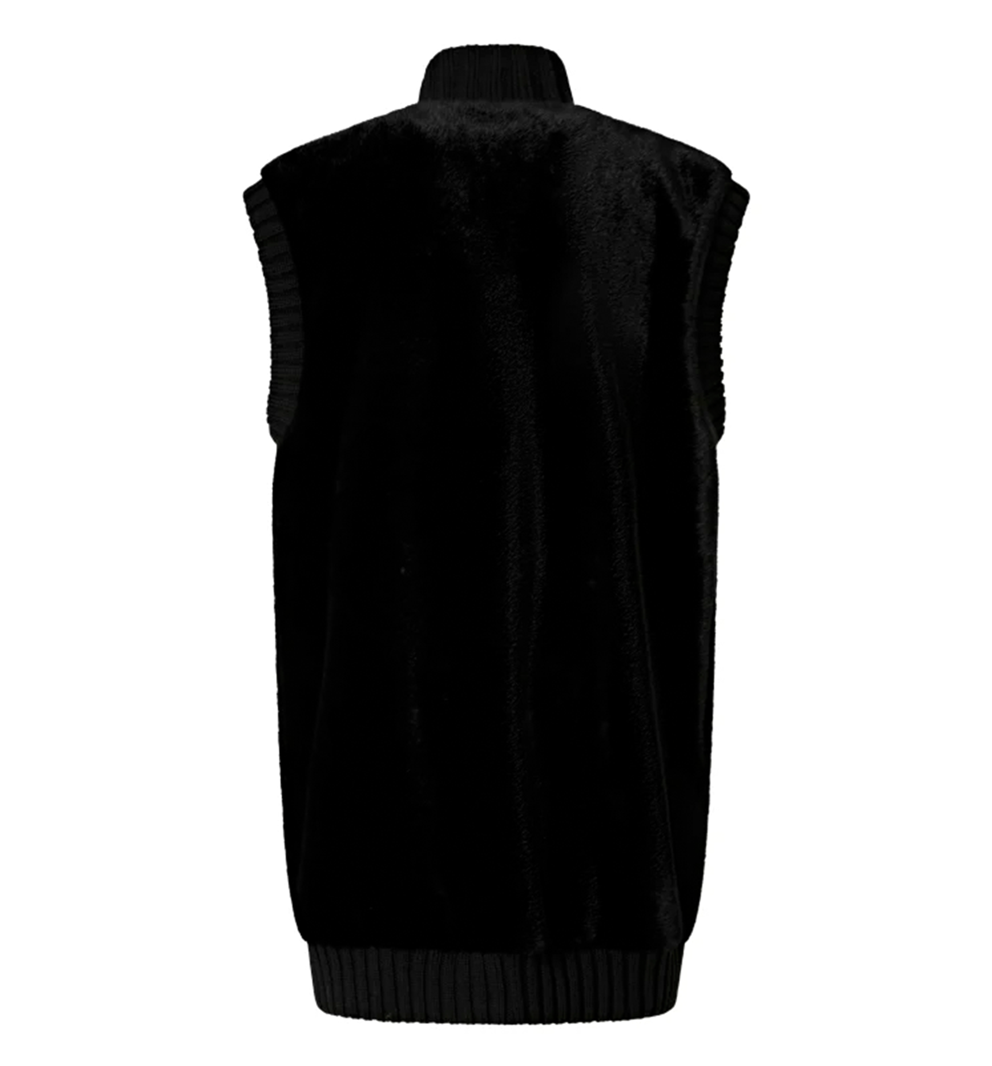 Long Faux Fur Gilet