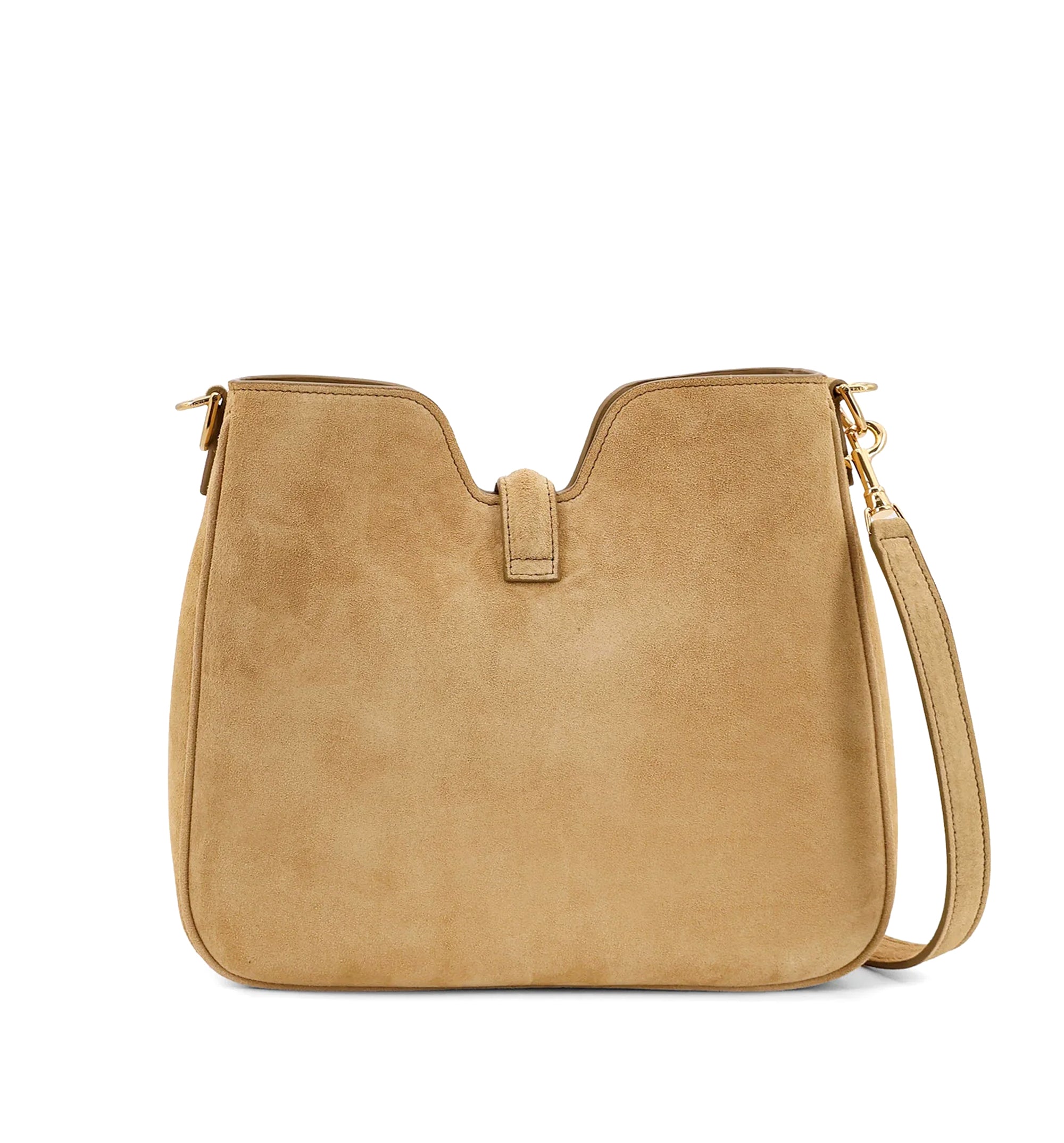 Small Camille 16 Soft Bag in Suede Calfskin
