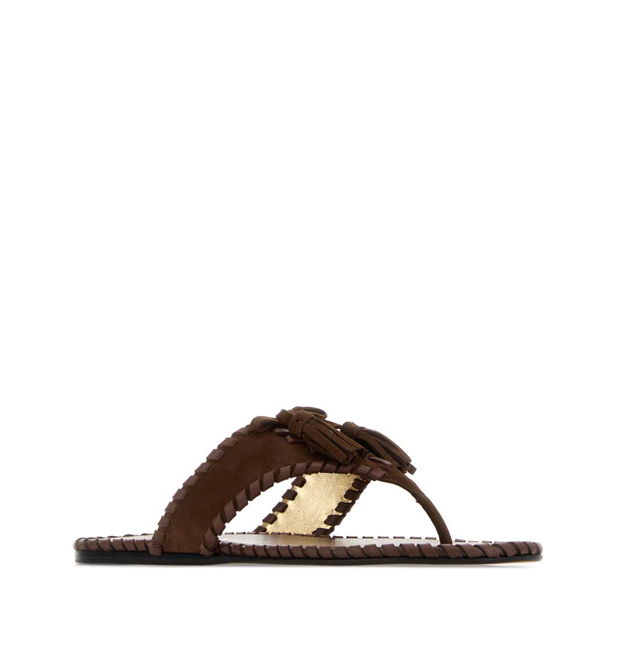 Suede Thong Slippers