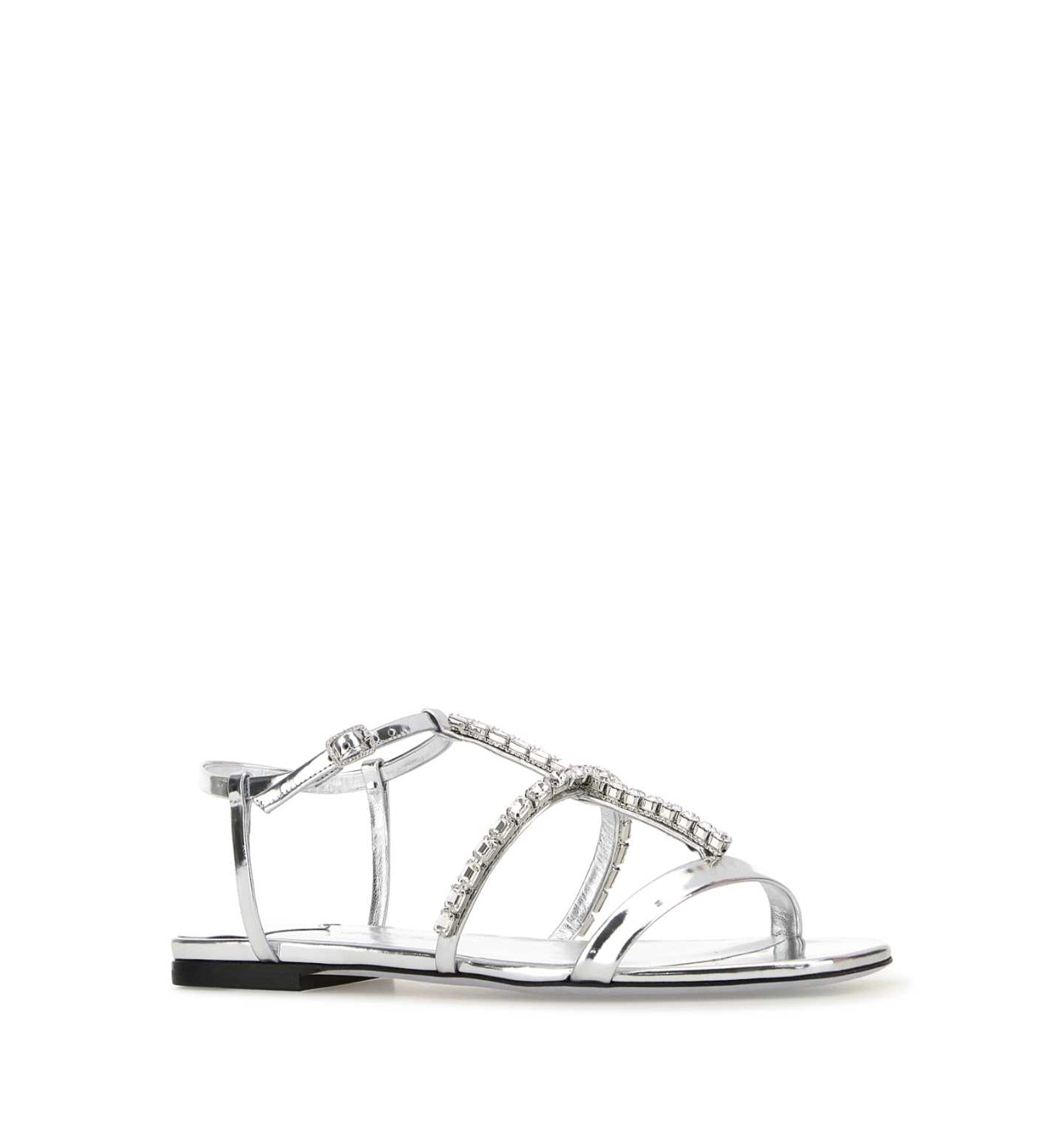 Gwyn Flat Leather Sandals