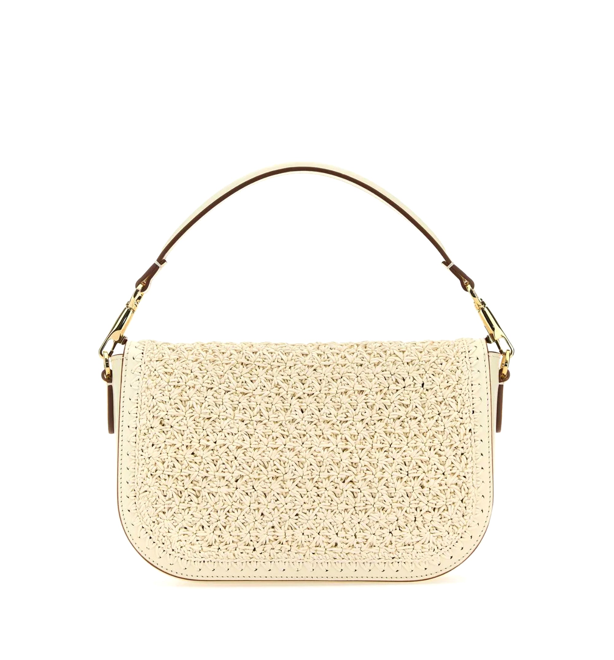 All Time Crochet Foldover Top Shoulder Bag