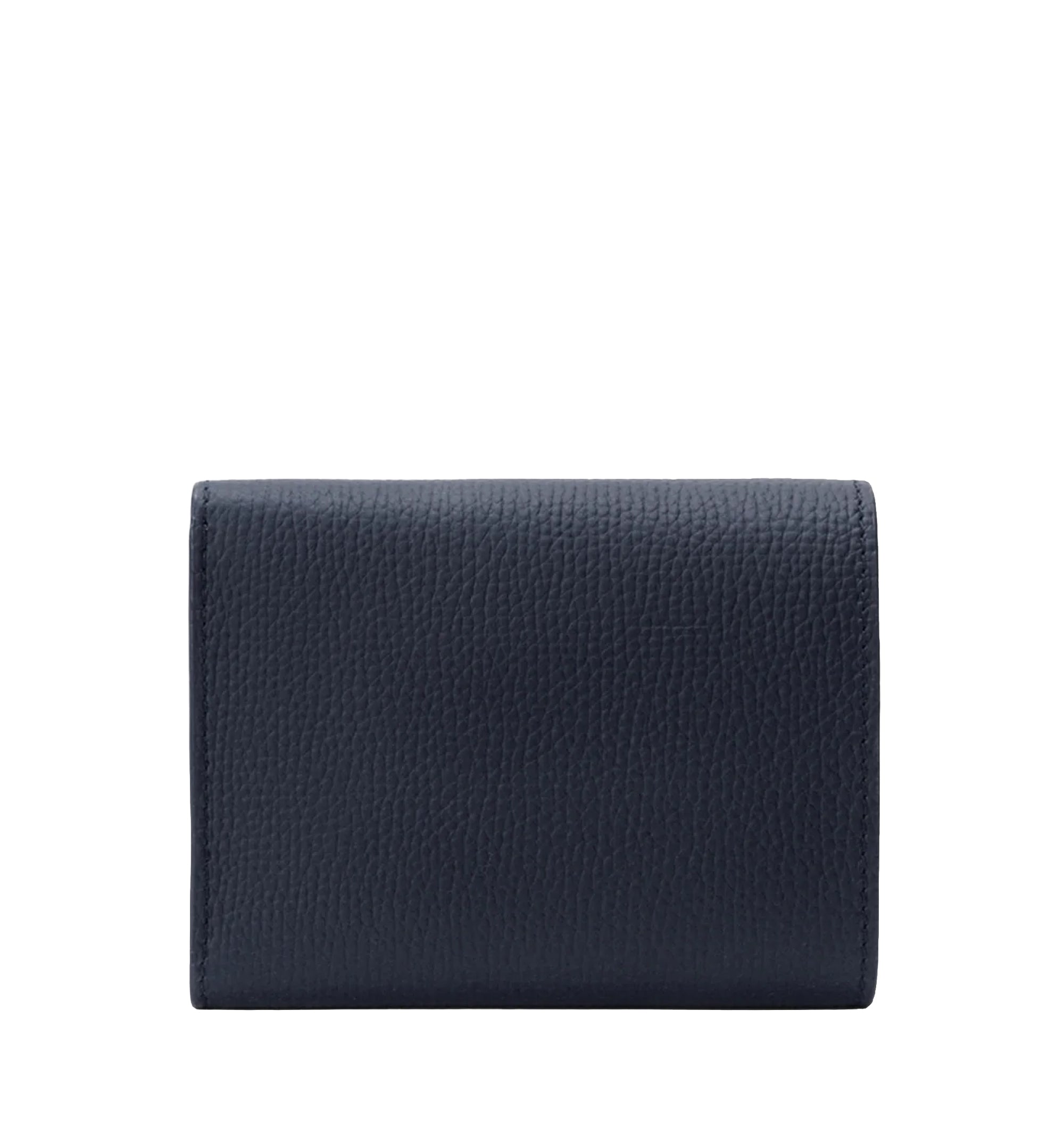 Anagram Trifold Wallet In Pebble Grained Calfskin