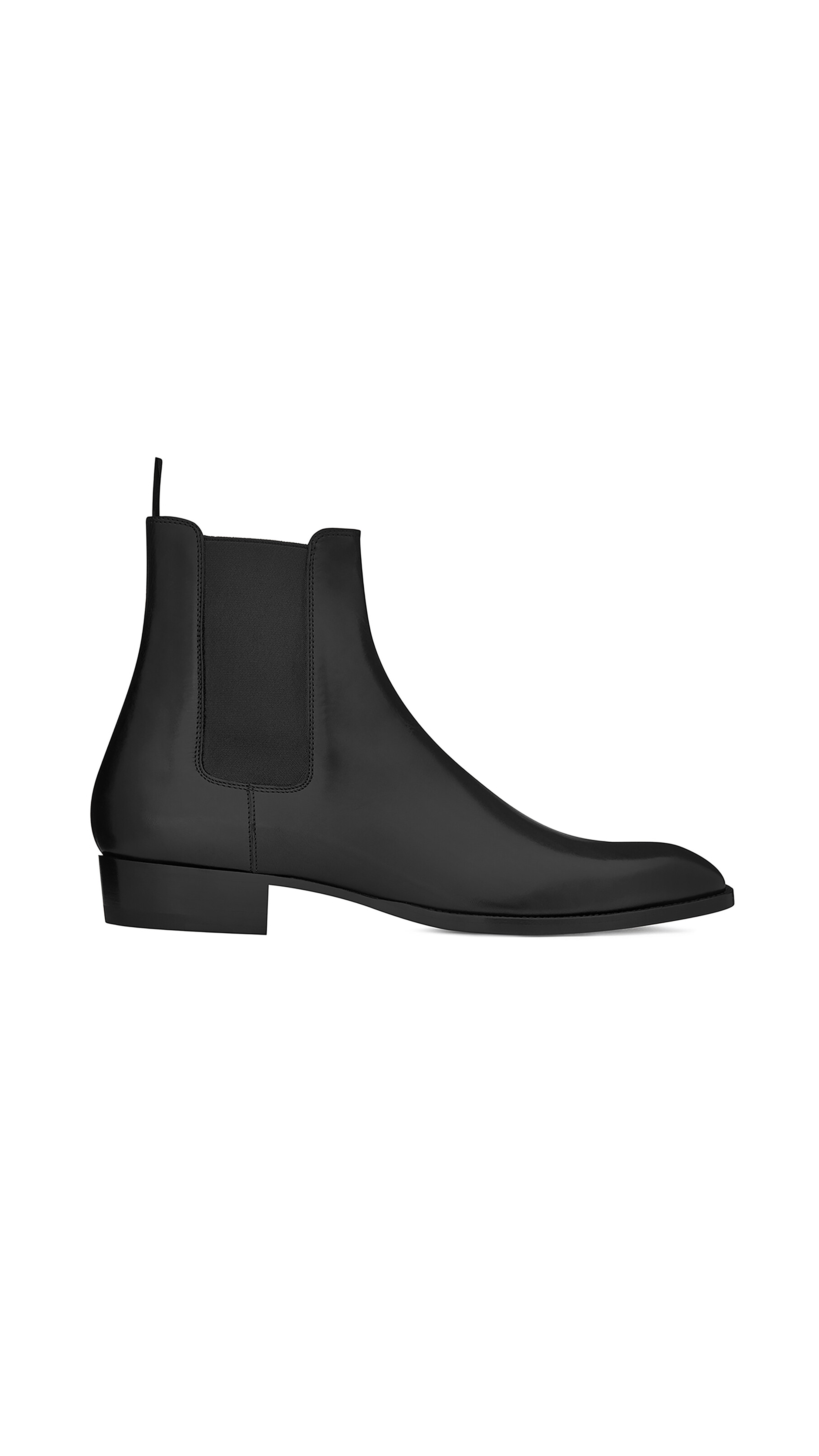 Wyatt Chelsea Boots in Smooth Leather - Black