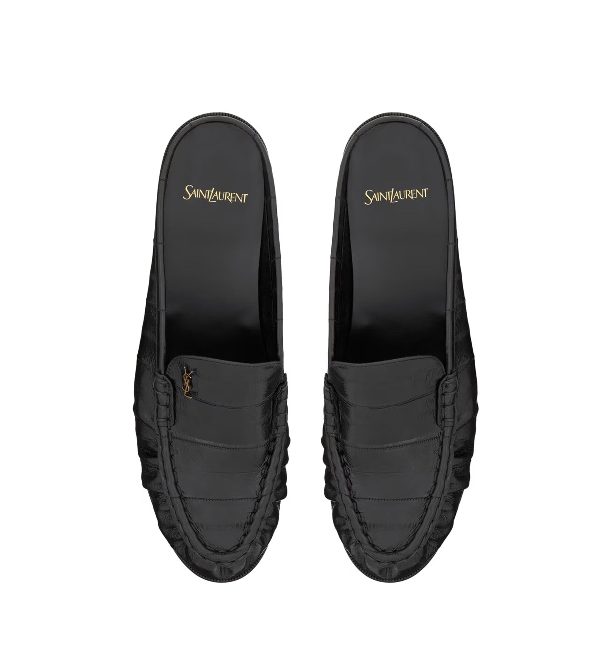 Le Loafer Mules in Eel