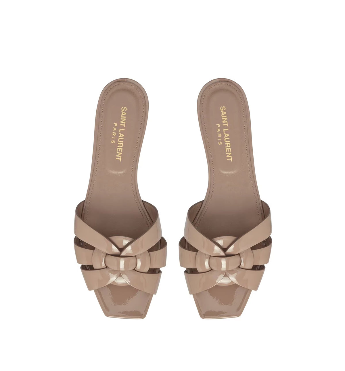 Tribute Sandals In Patent Leather