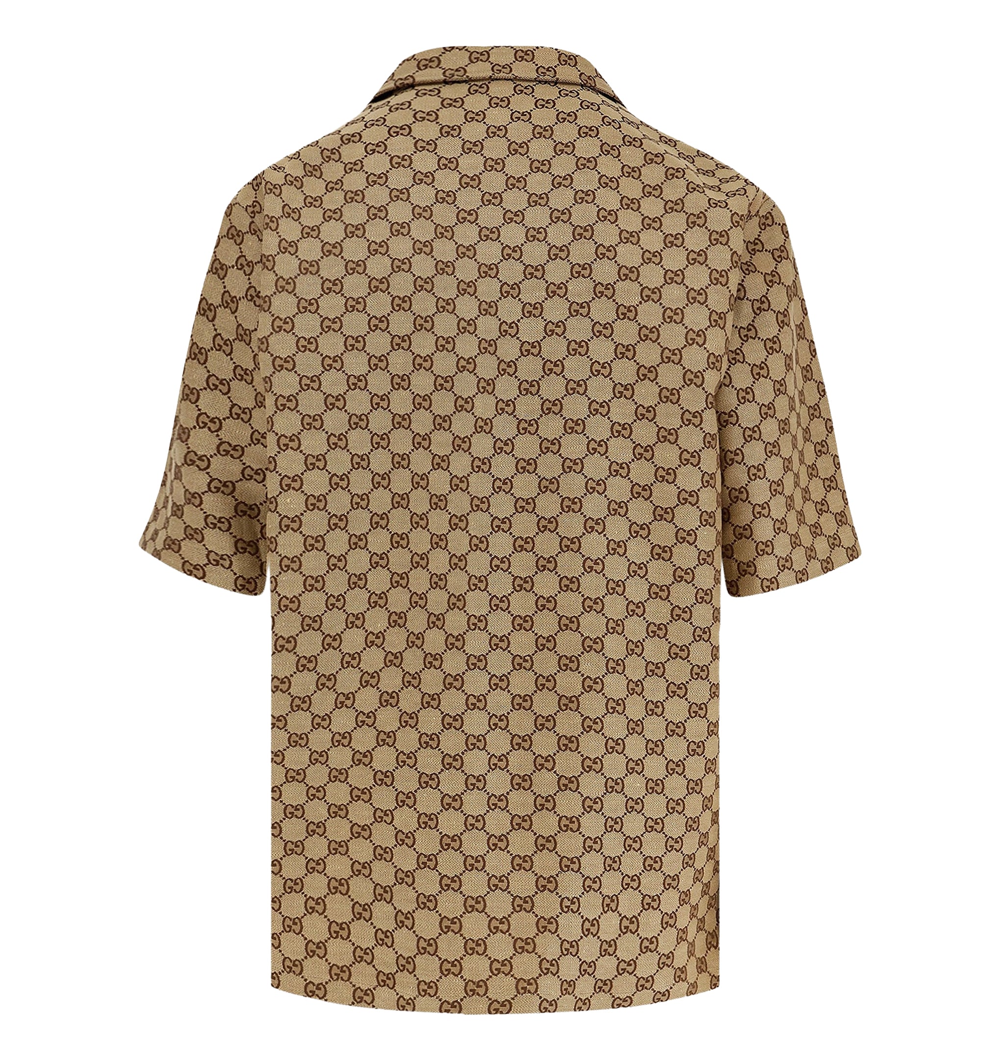GG Linen Blend Canvas Shirt