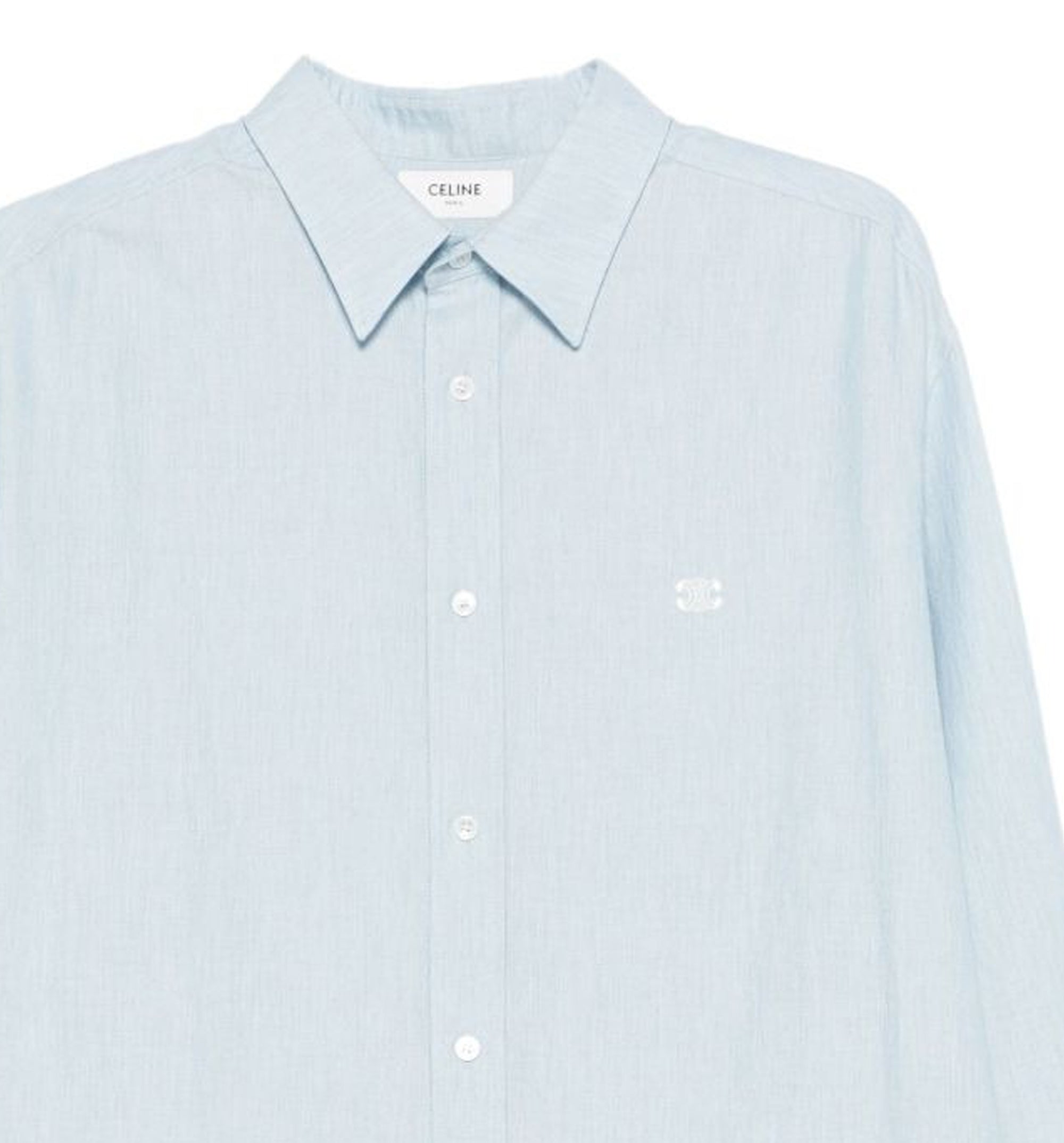 Relaxed Shirt In Chambray Cotton