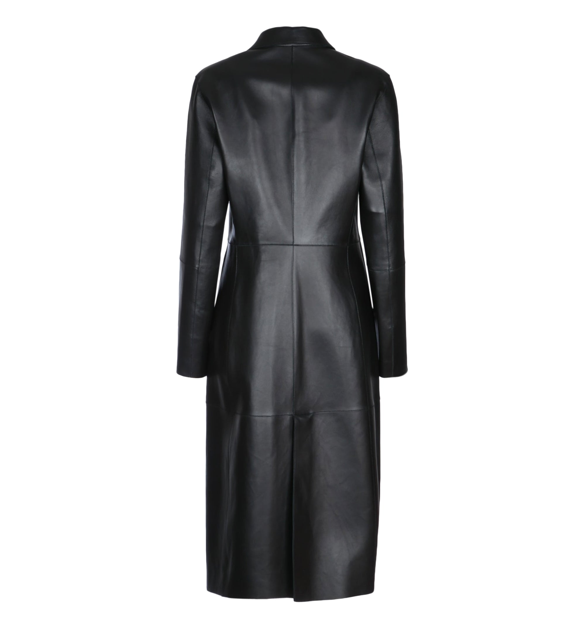 Slim Leather Coat