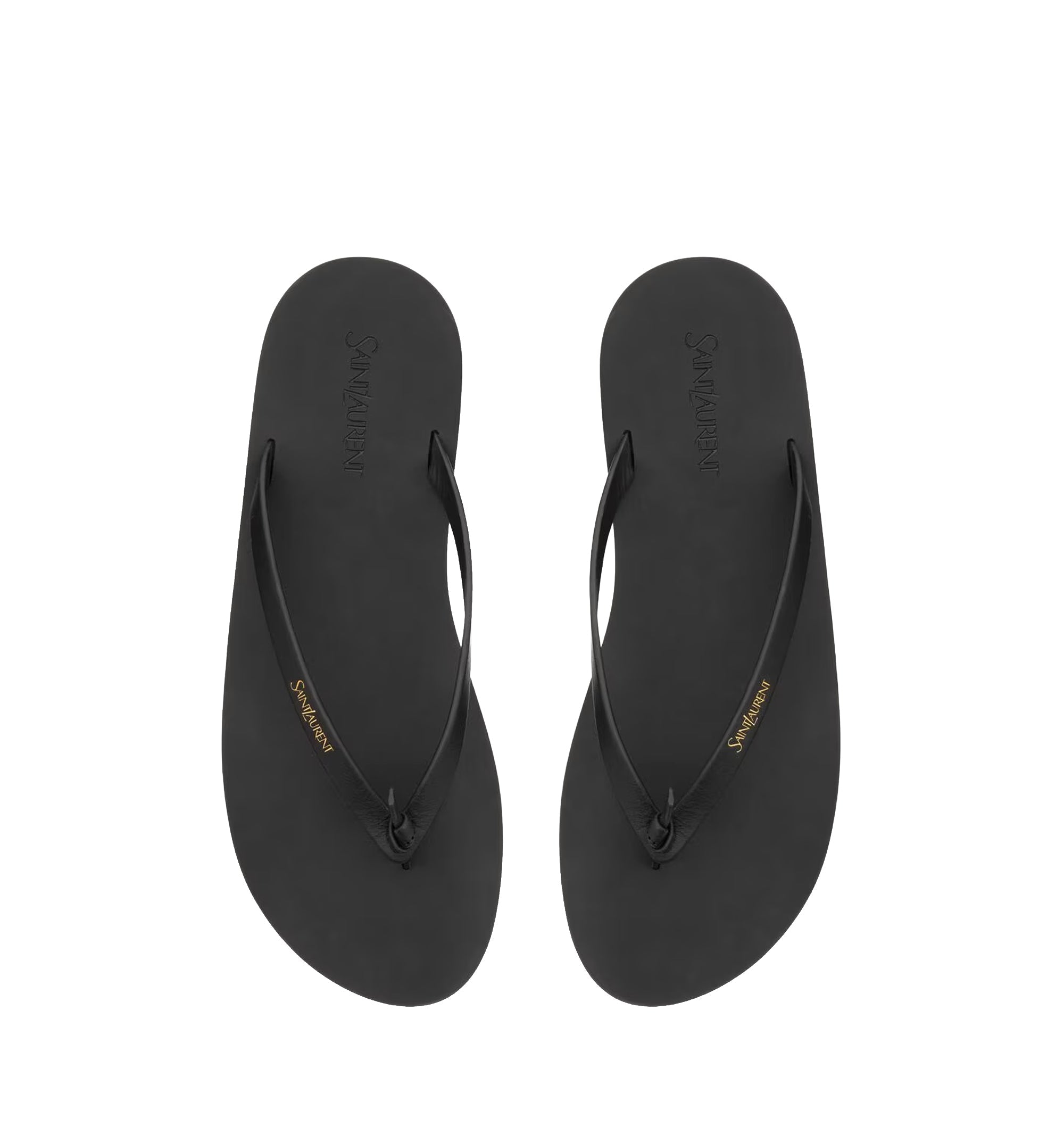Pool Flip-Flops In Smooth Leather