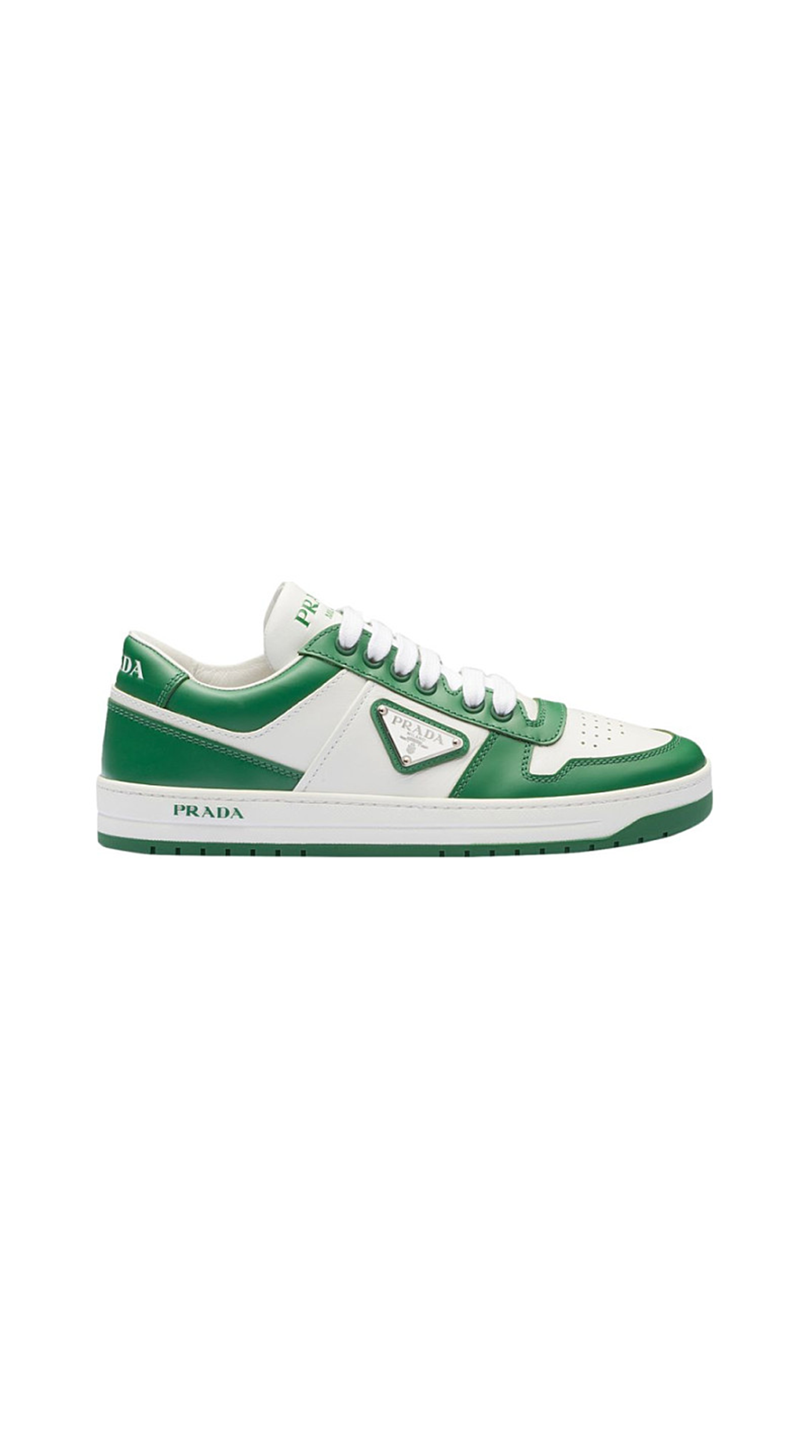 Downtown Leather Sneakers - White/Green