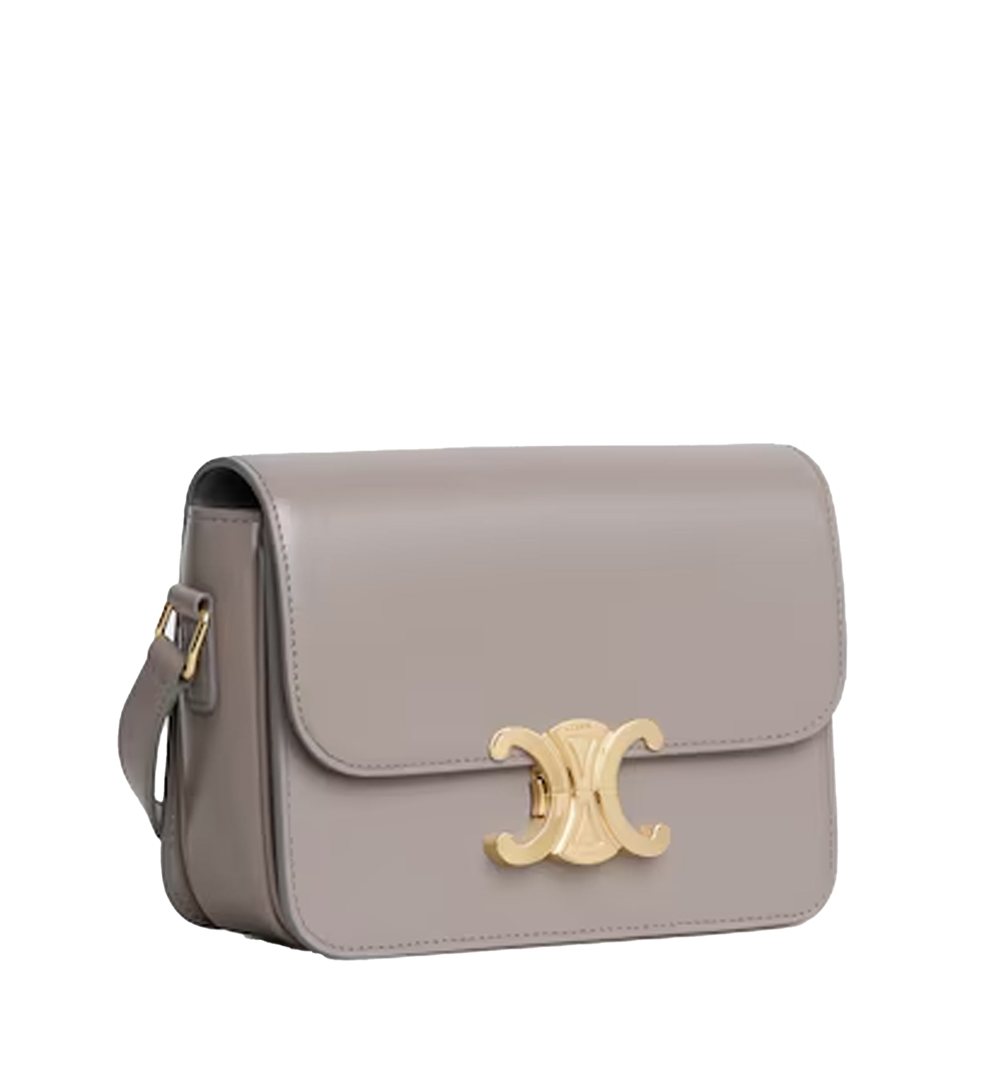 Teen Triomphe Bag In Shiny Calfskin
