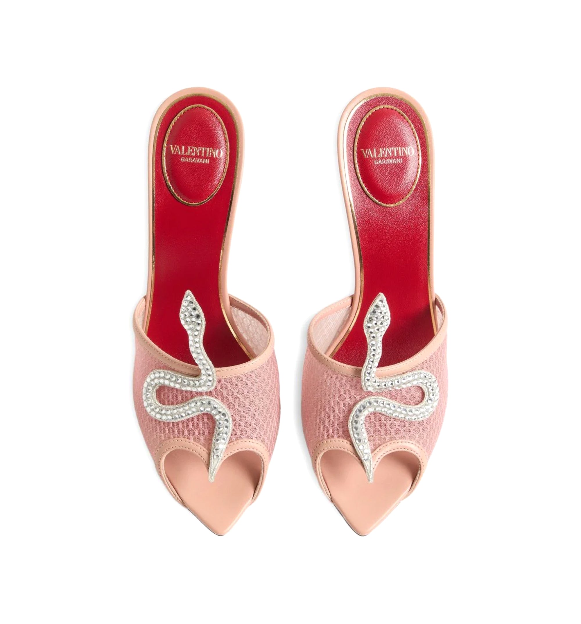Coeur Vipère Mesh Slide Sandal 105mm