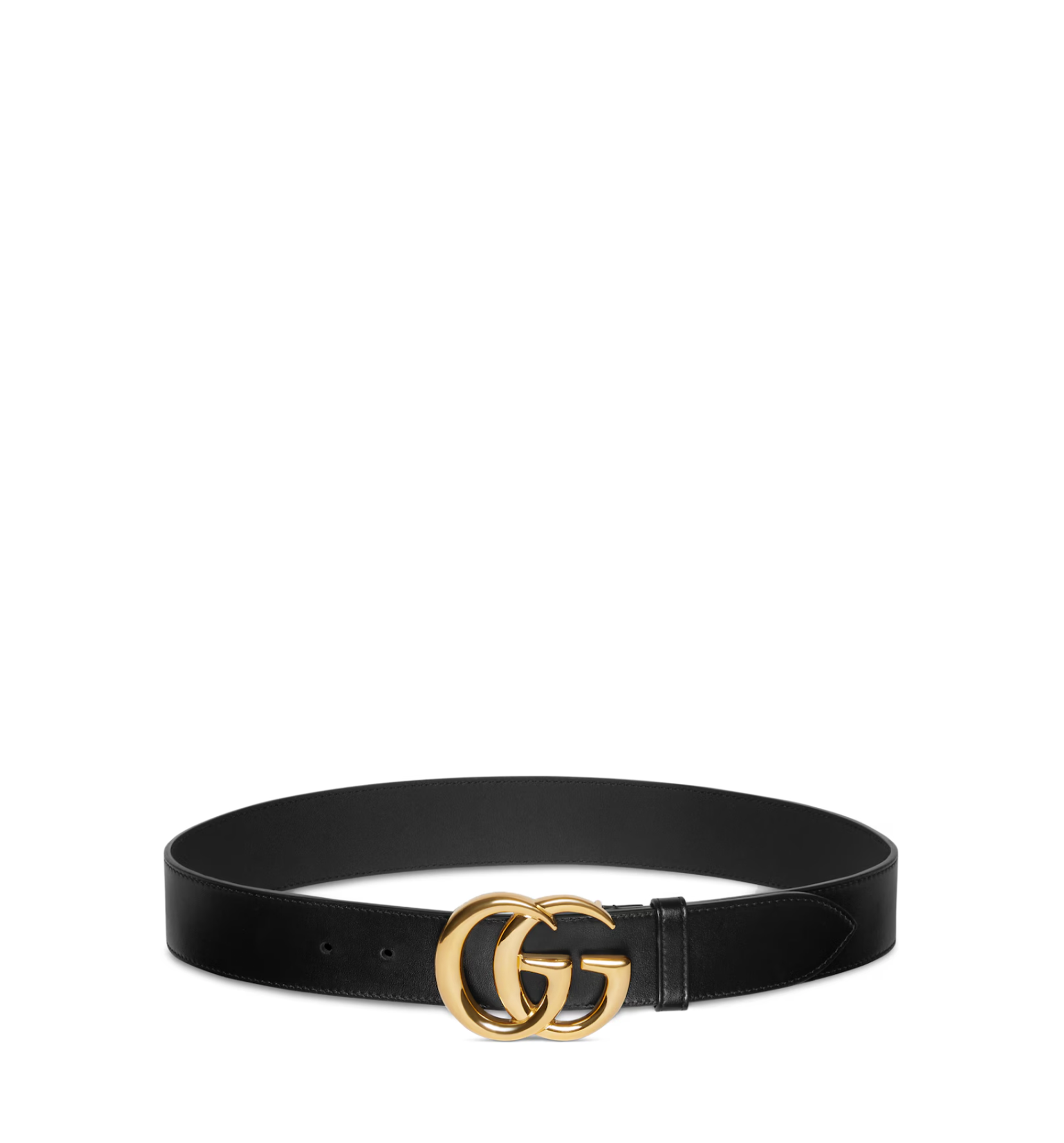 GG Marmont wide Belt with Shiny Buckle