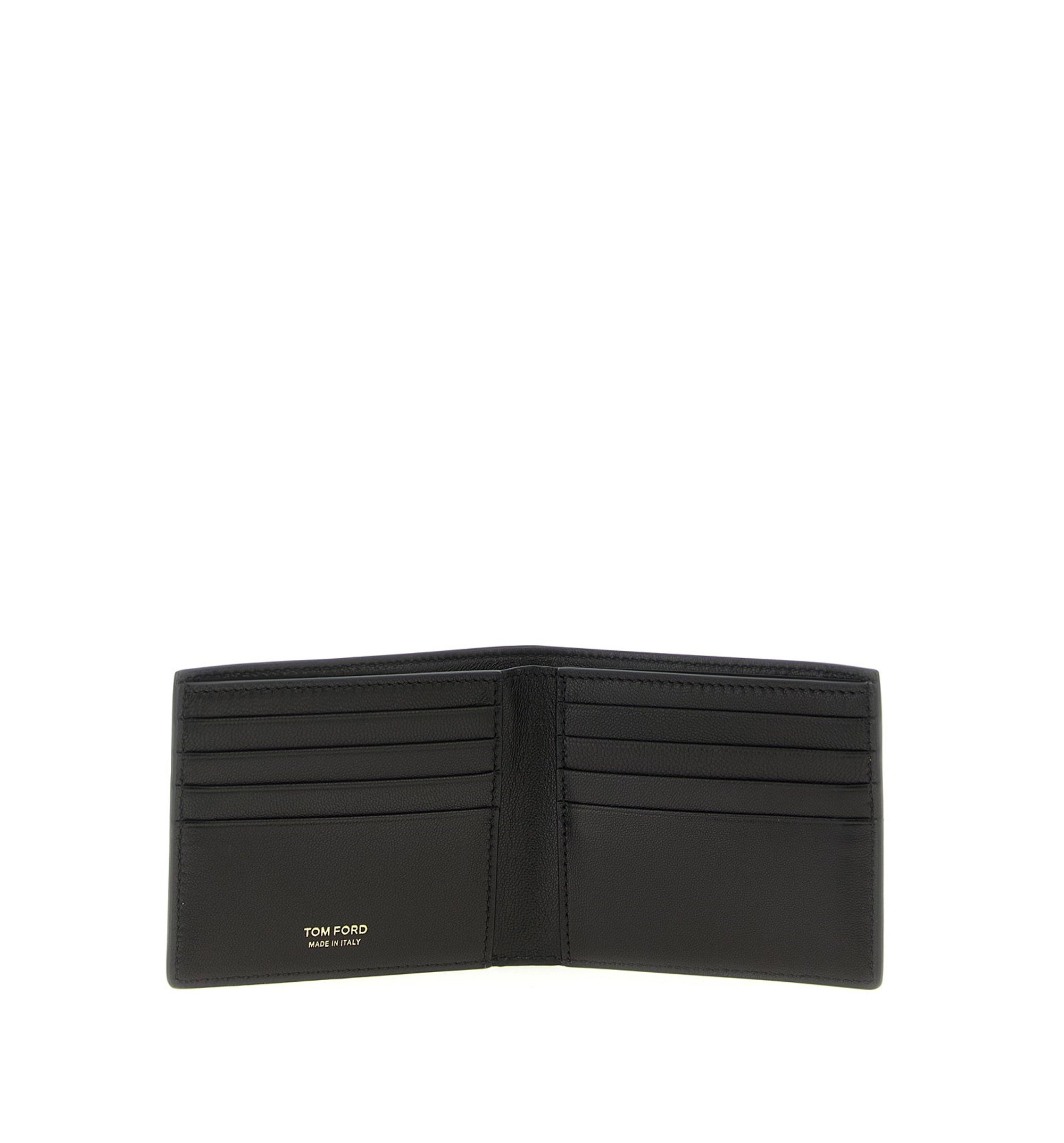 Crocodile-Embossed Bifold Wallet