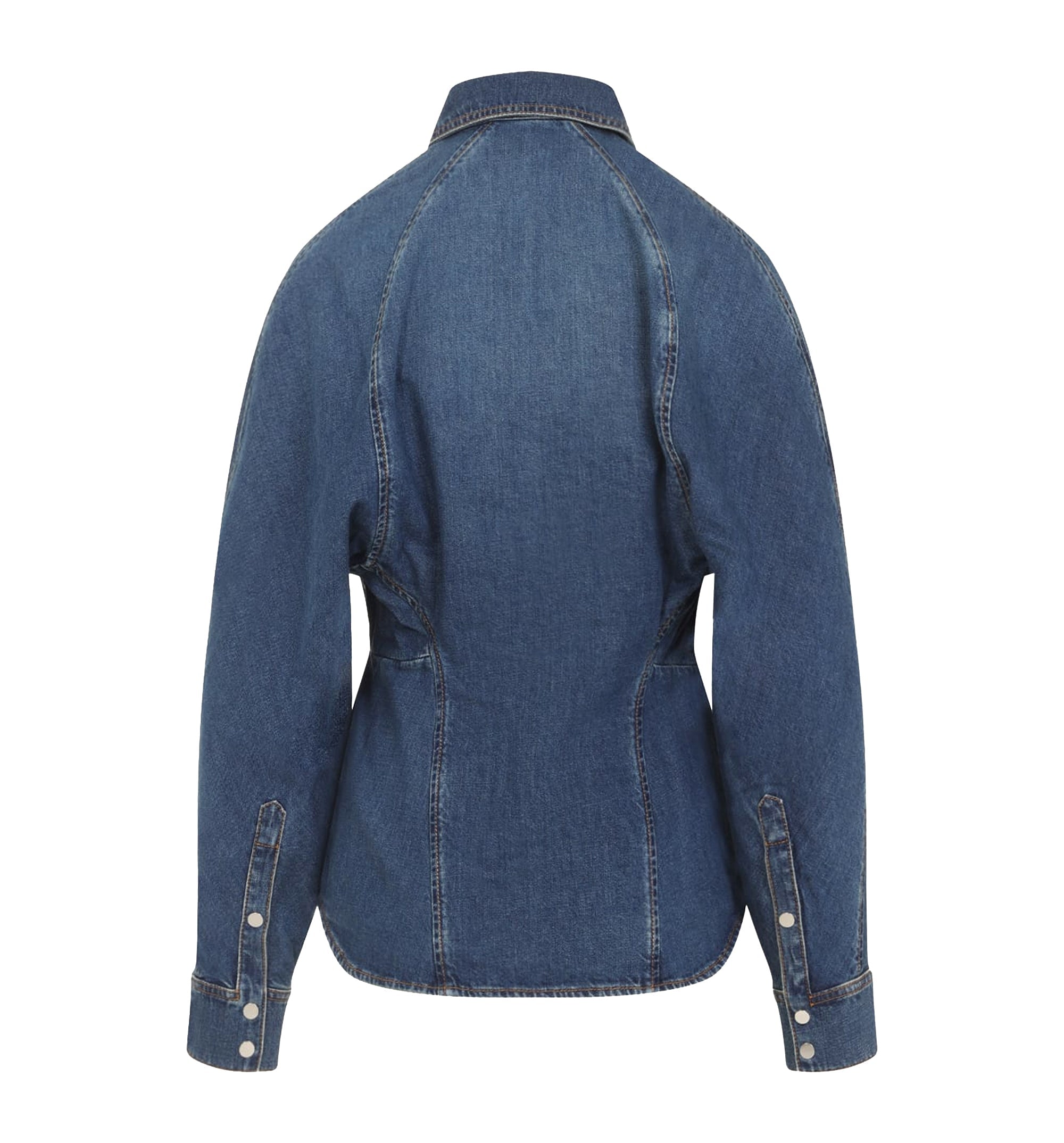 Round Denim Shirt