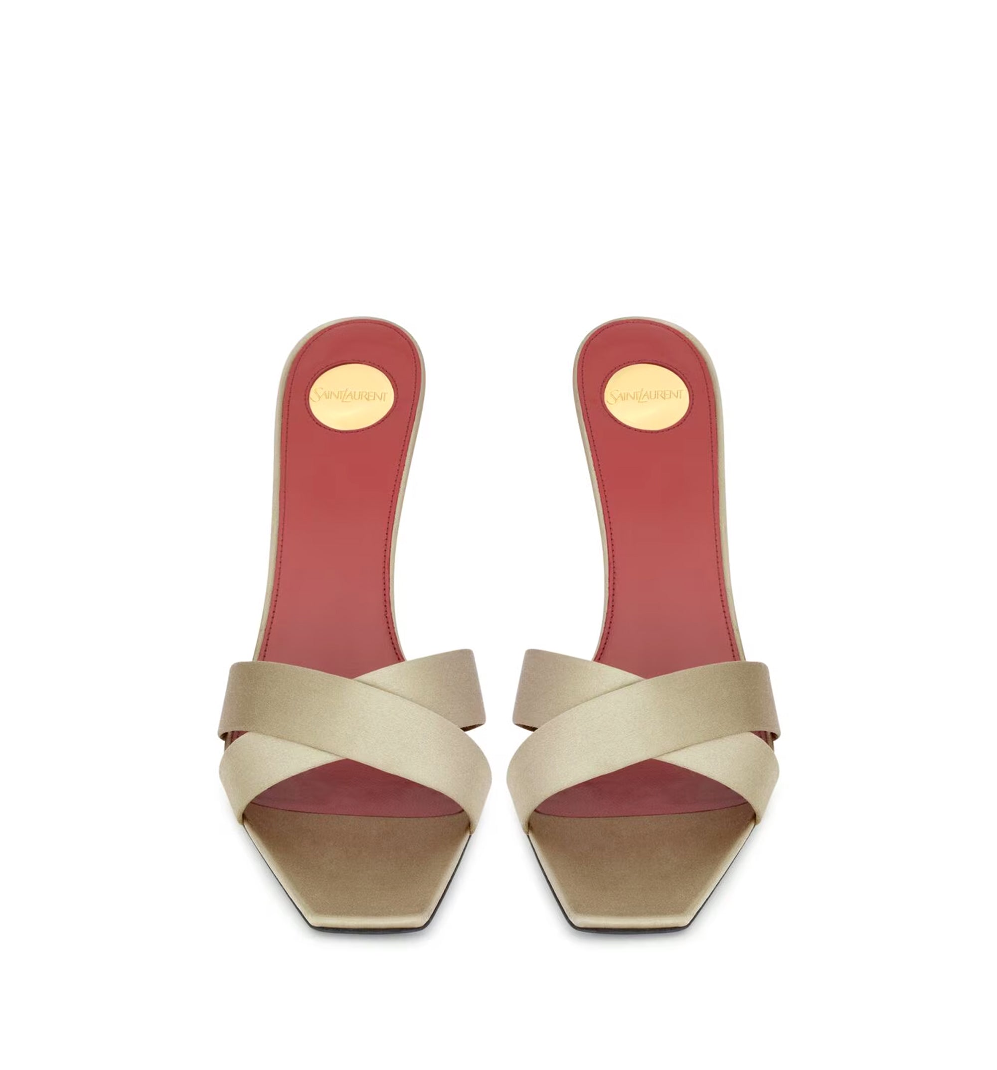 Opyum Mules In Satin Crepe