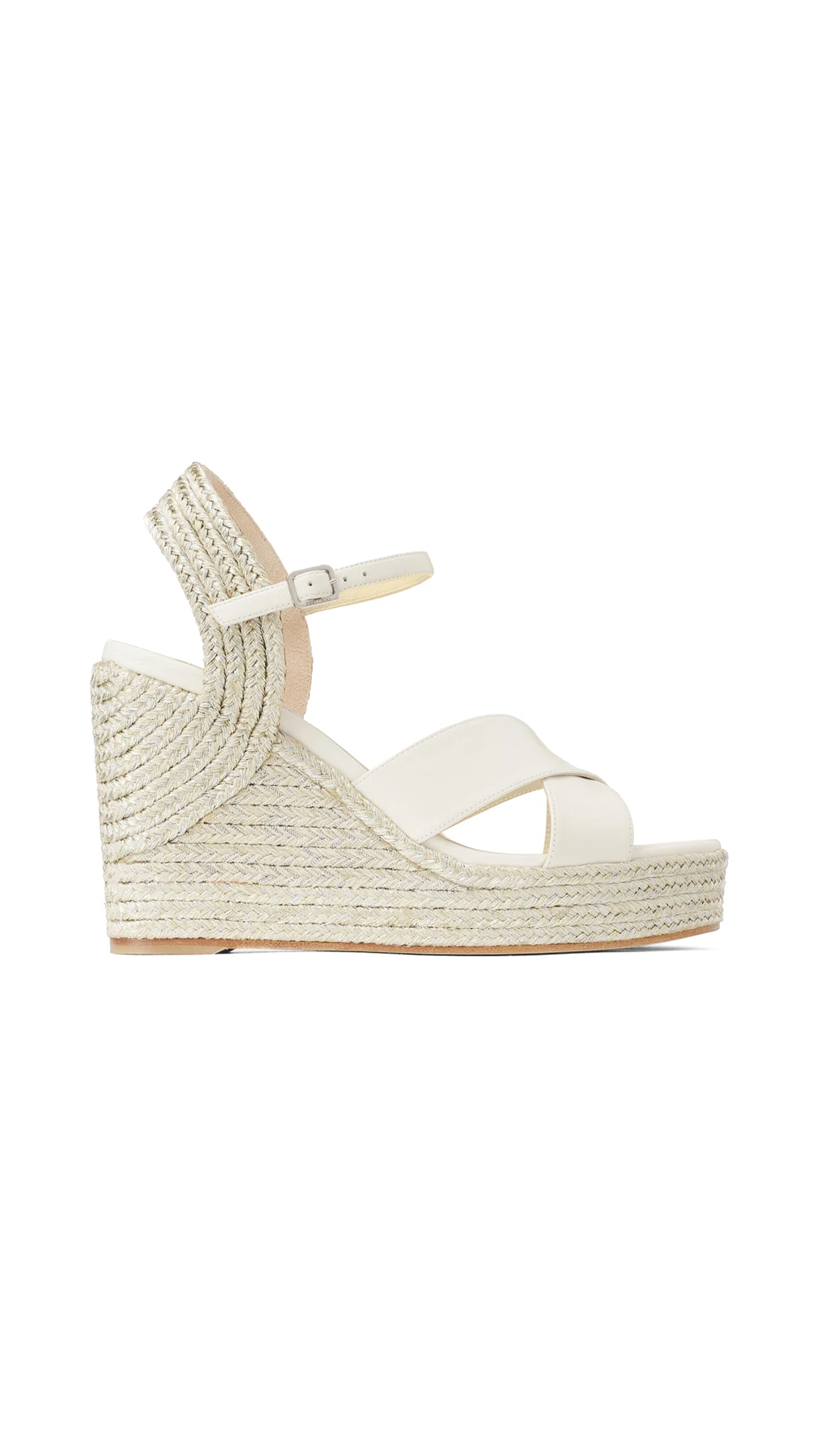 Dellena 100 Wedge Sandal - Latte