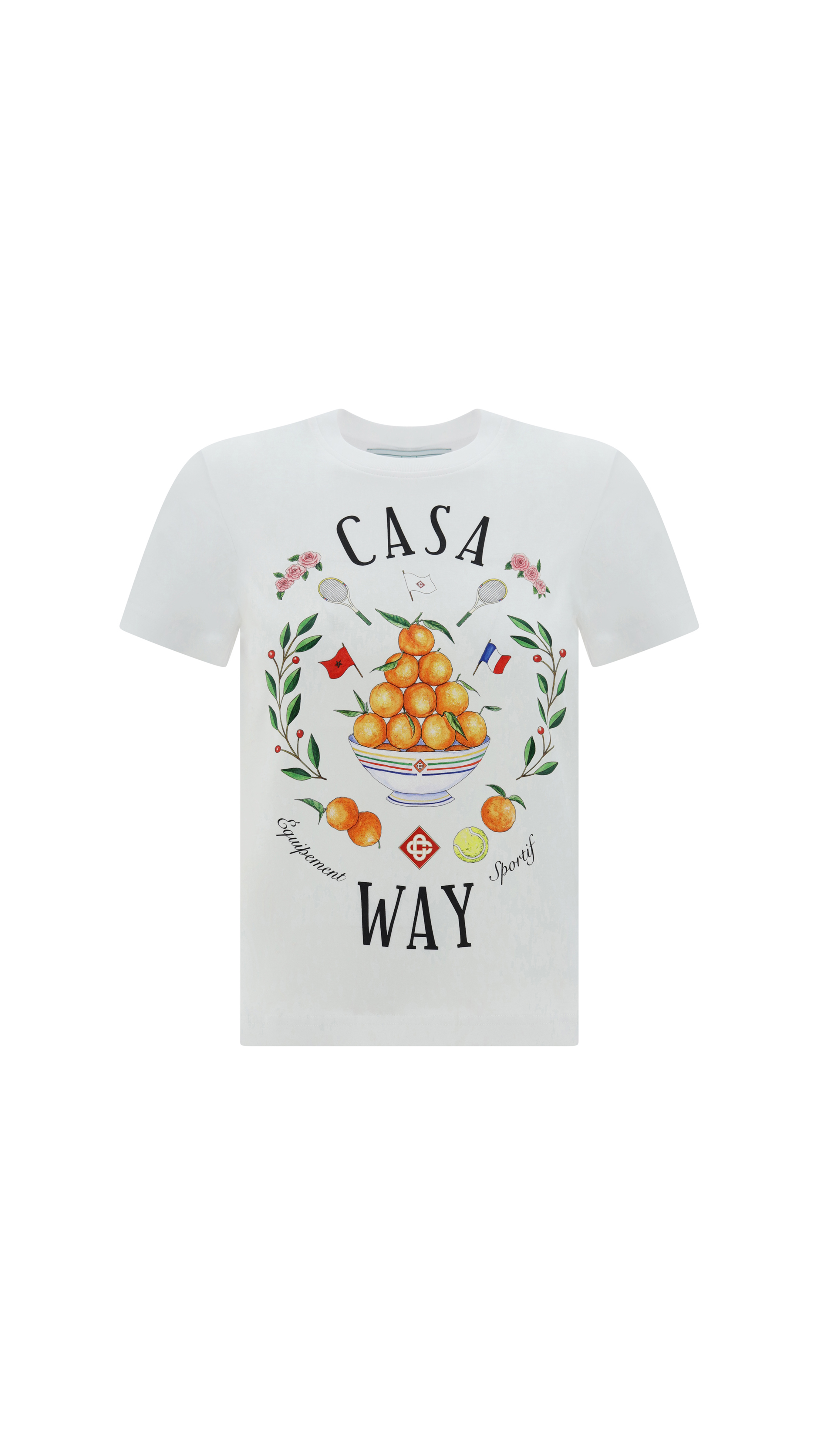 Casa Way Oranges T-shirt - White