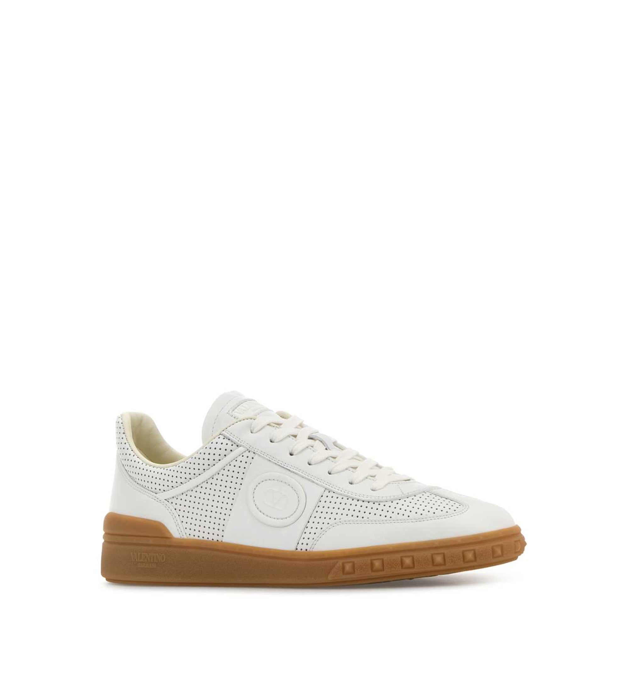 Upvillage Low-Top Sneaker in Perforated Nappa Leather