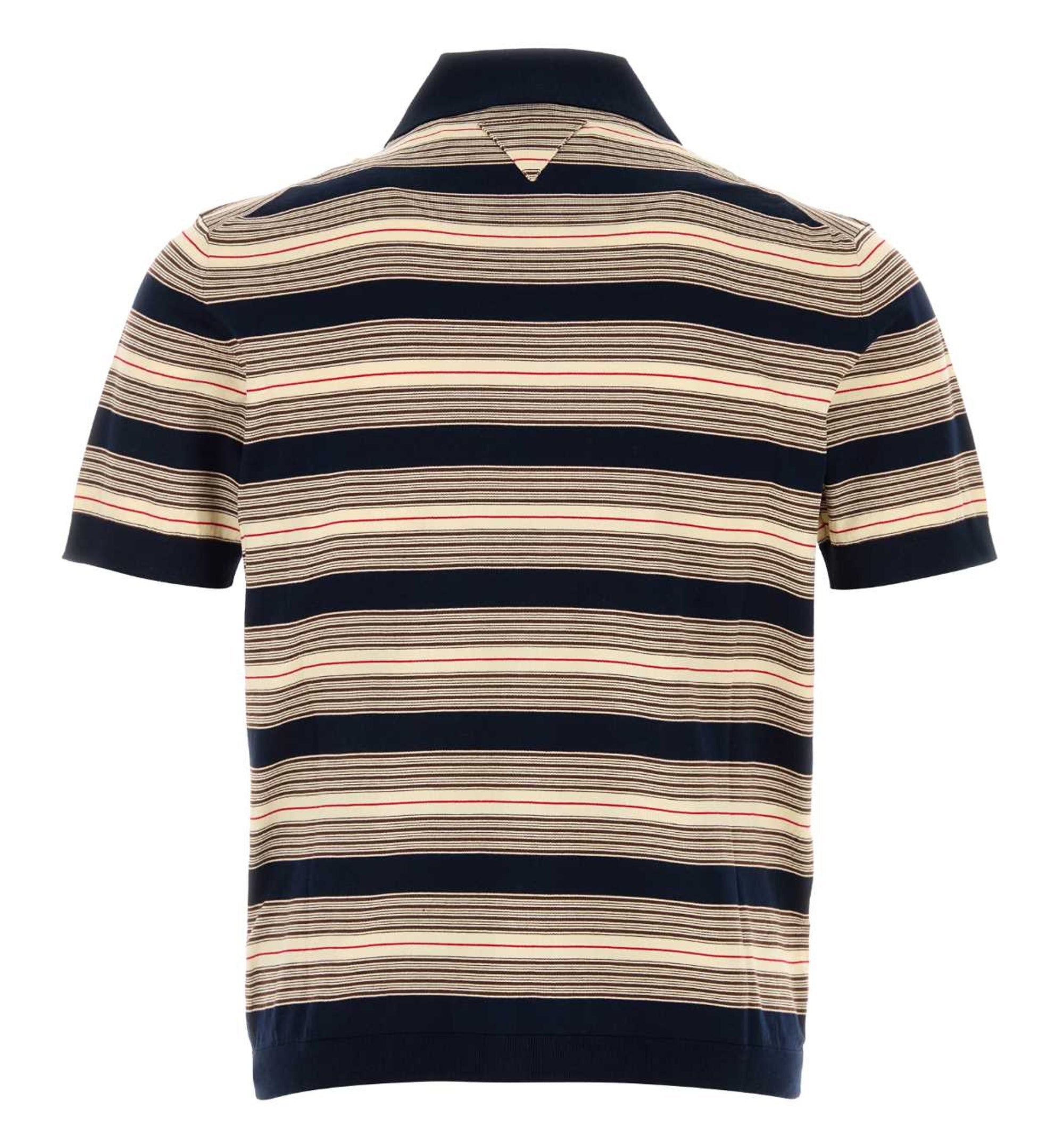 Striped Cotton Polo Shirt