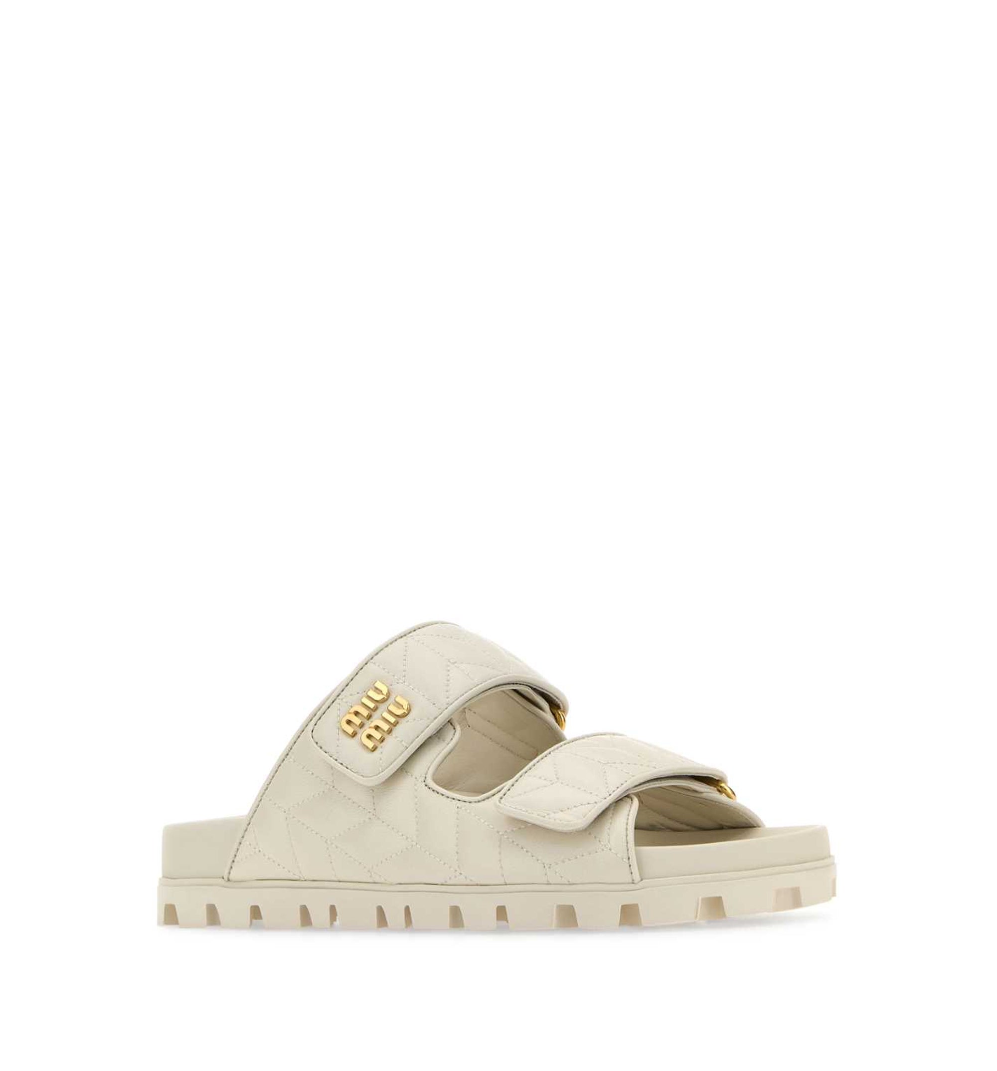 Matelassé Nappa Leather Slides