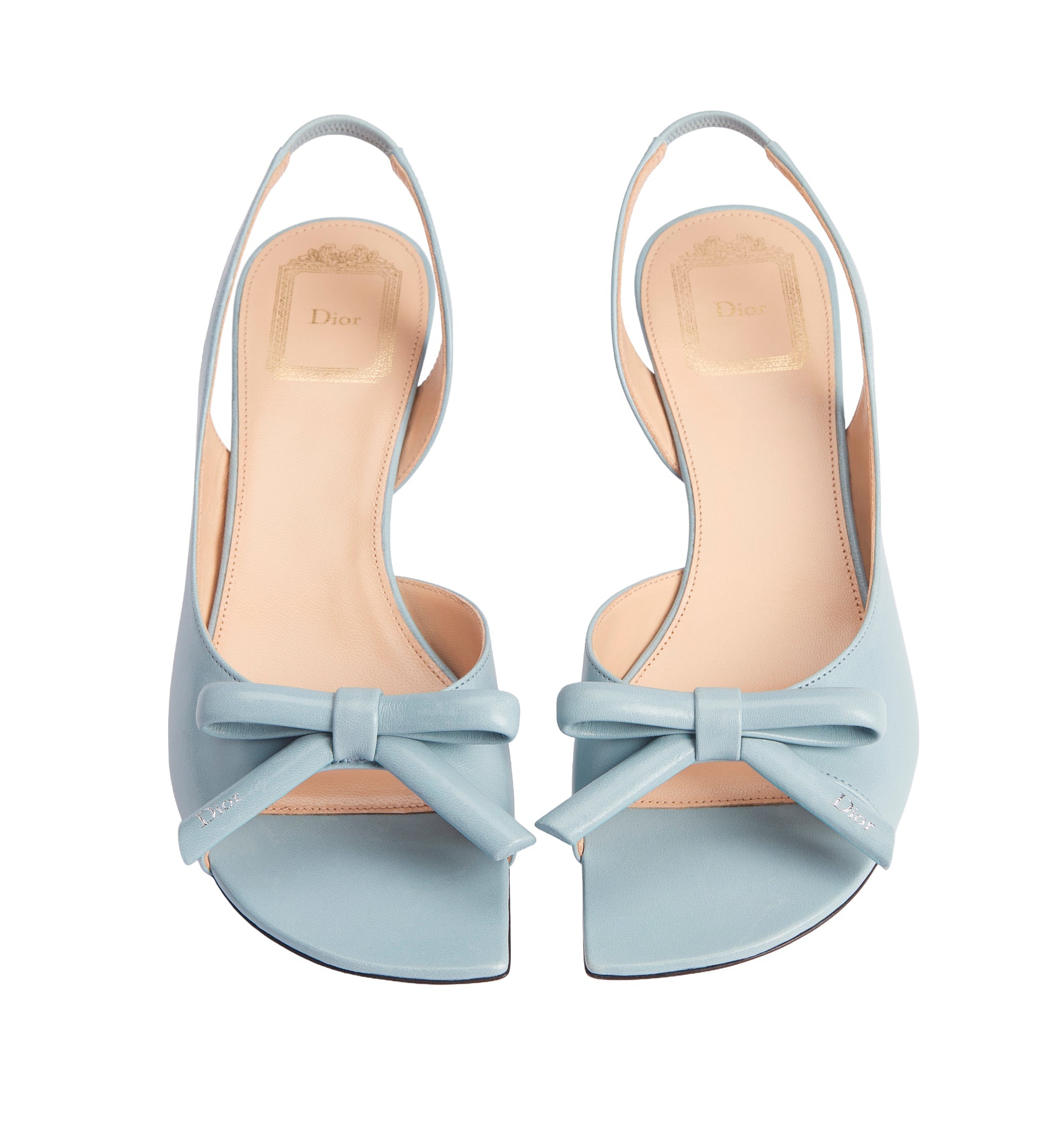 Dior Bow Heeled Slingback Sandal