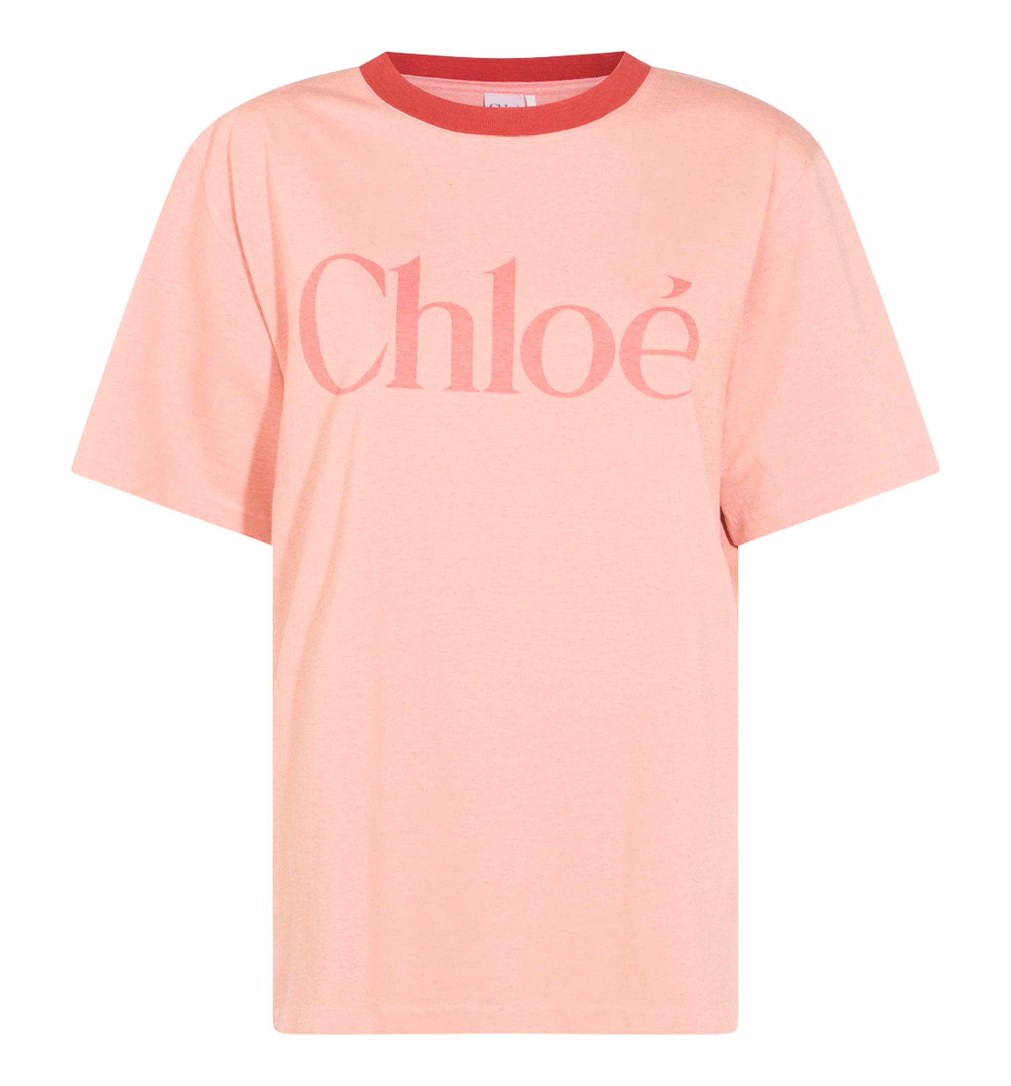 Fitted Logo T-shirt in Cotton-mix Jersey